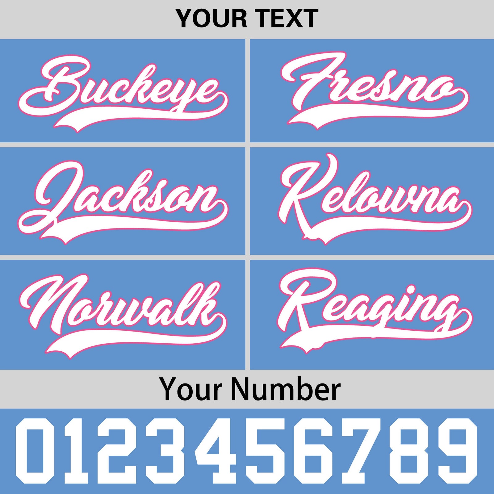 Custom Powder Blue 3D Puff Embroidery Flat Embroidery Casual Sport Baseball Cap