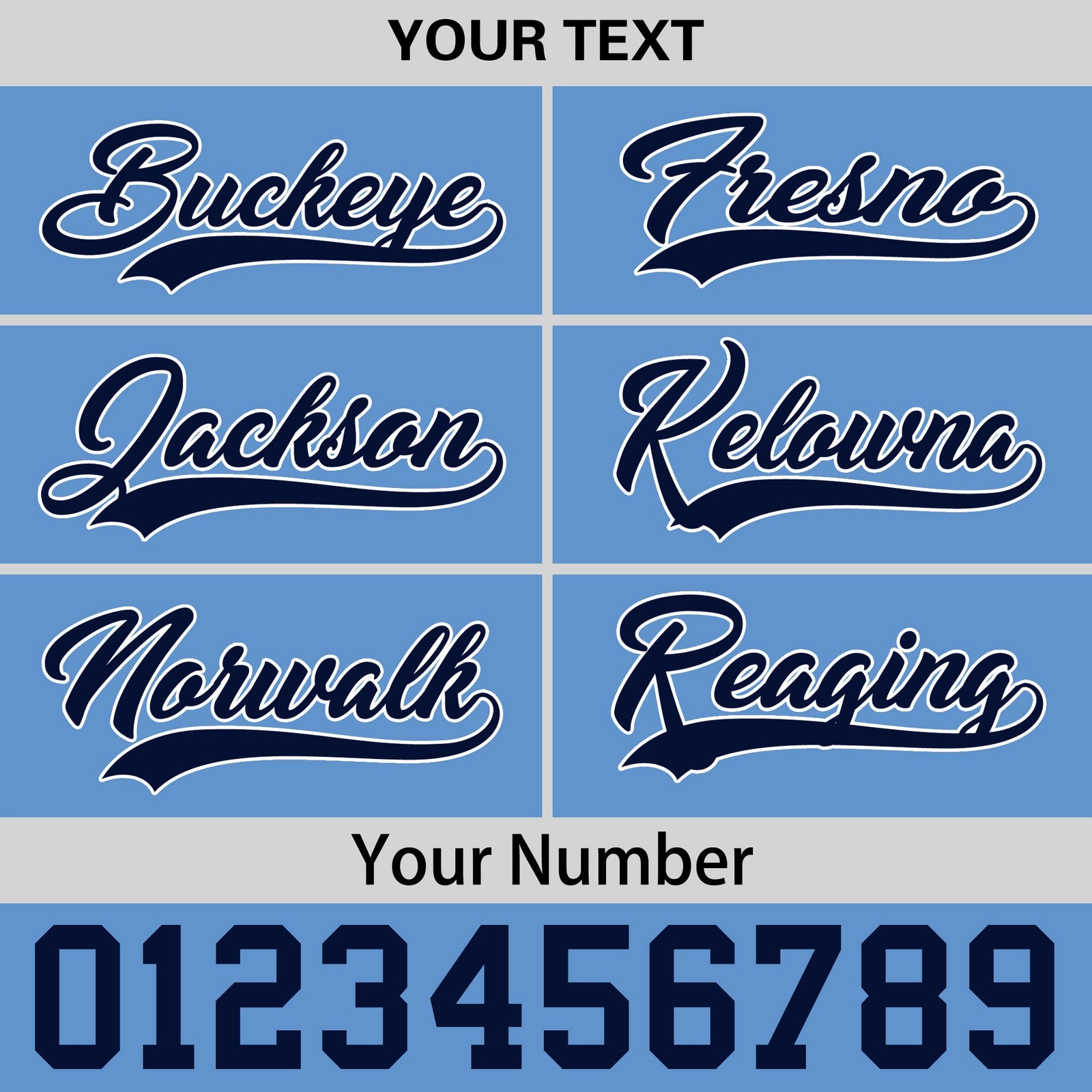 Custom Powder Blue 3D Puff Embroidery Flat Embroidery Casual Sport Baseball Cap