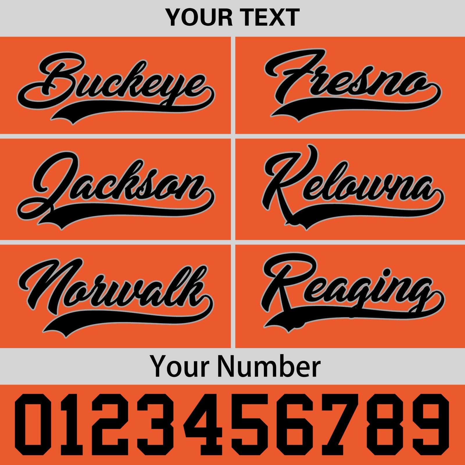 Custom Orange 3D Puff Embroidery Flat Embroidery Casual Sport Baseball Cap