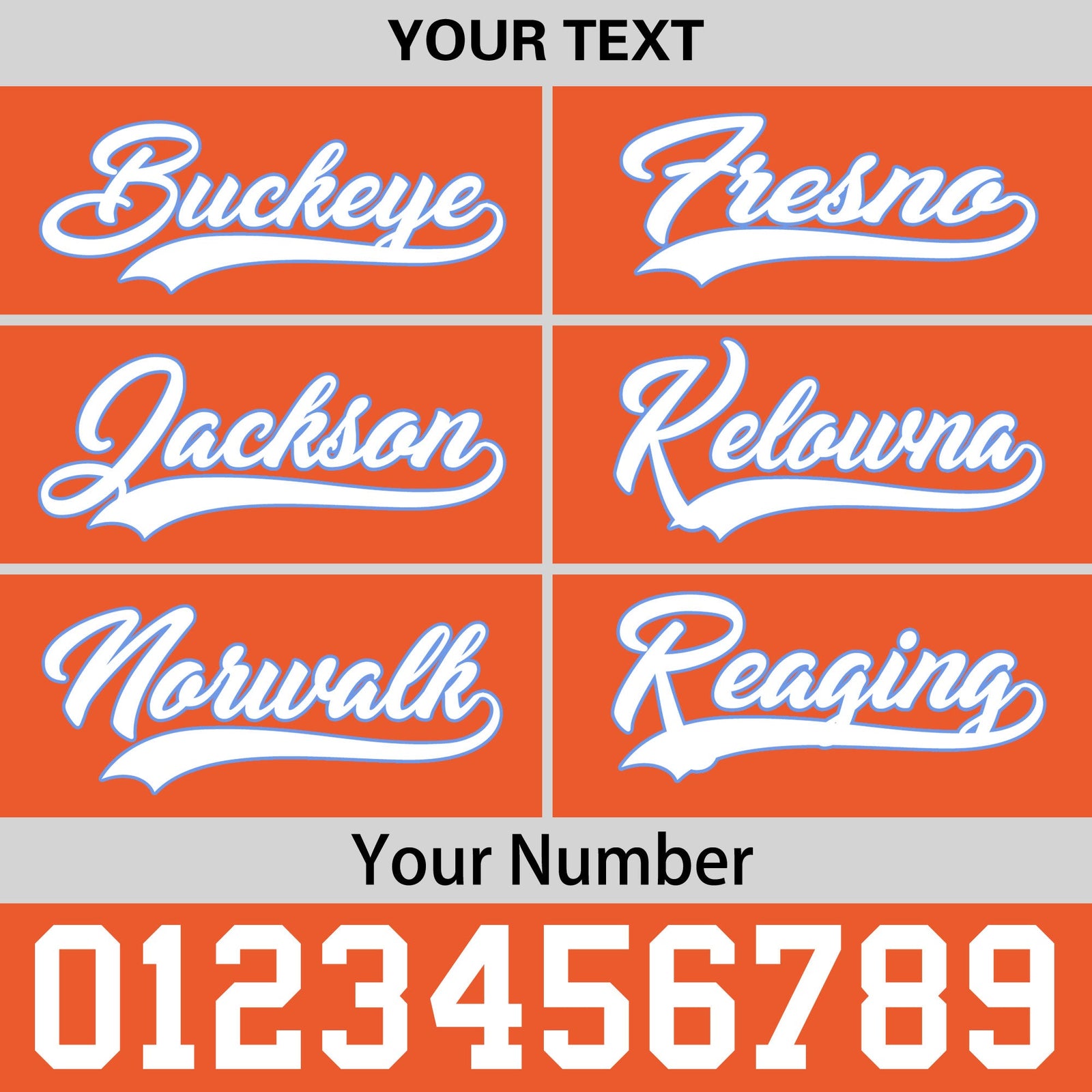 Custom Orange 3D Puff Embroidery Flat Embroidery Casual Sport Baseball Cap