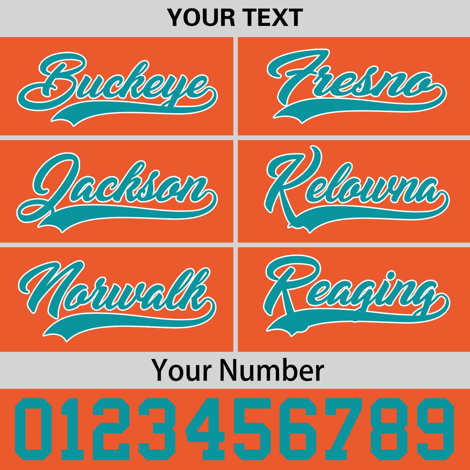 Custom Orange 3D Puff Embroidery Flat Embroidery Casual Sport Baseball Cap