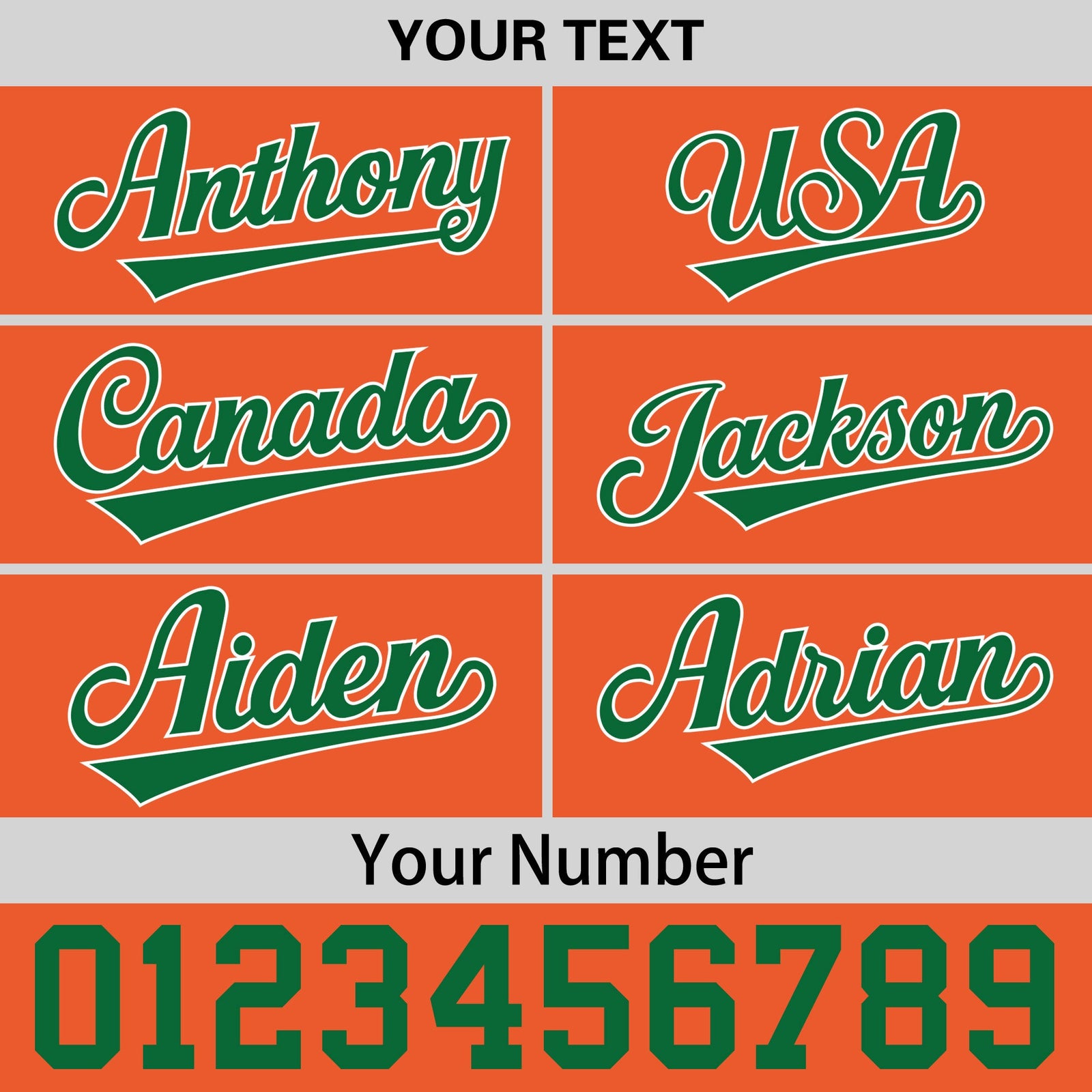 Custom Orange 3D Puff Embroidery Flat Embroidery Casual Sport Baseball Cap