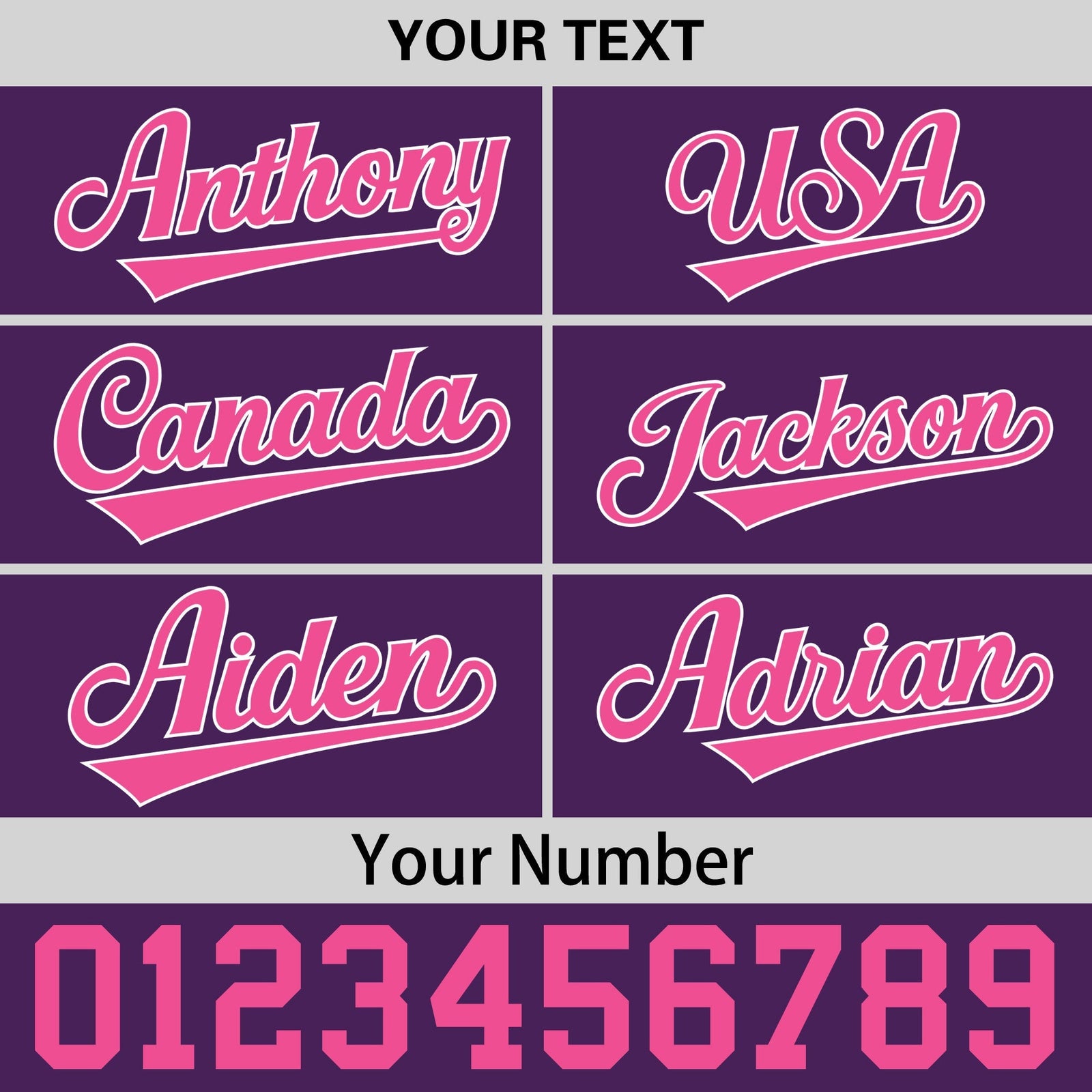 Custom Purple 3D Puff Embroidery Flat Embroidery Casual Sport Baseball Cap