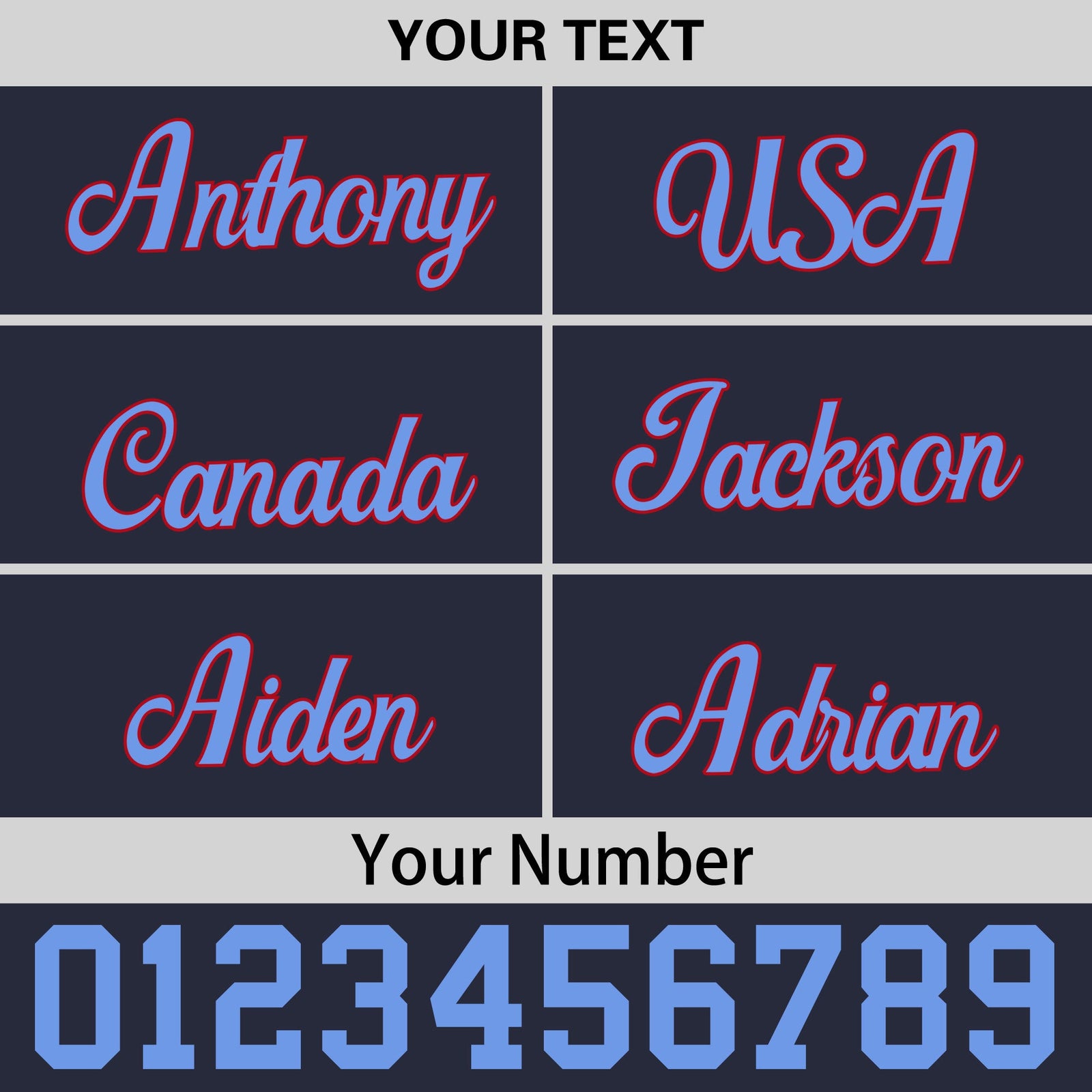 Custom Navy Red 3D Puff Embroidery Flat Embroidery Casual Sport Baseball Cap