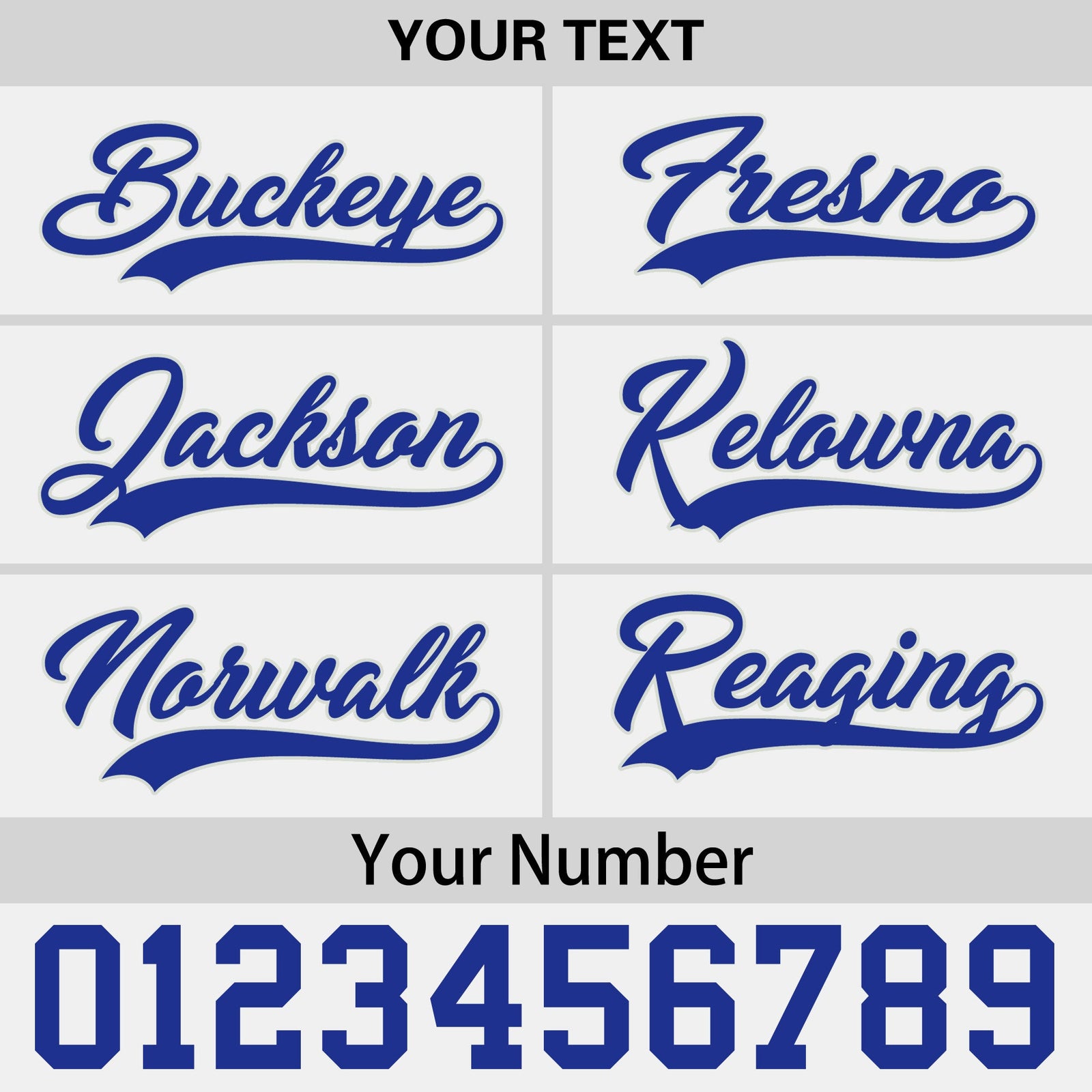 Custom White Royal Blue 193D Puff Embroidery Flat Embroidery Casual Sport Baseball Cap