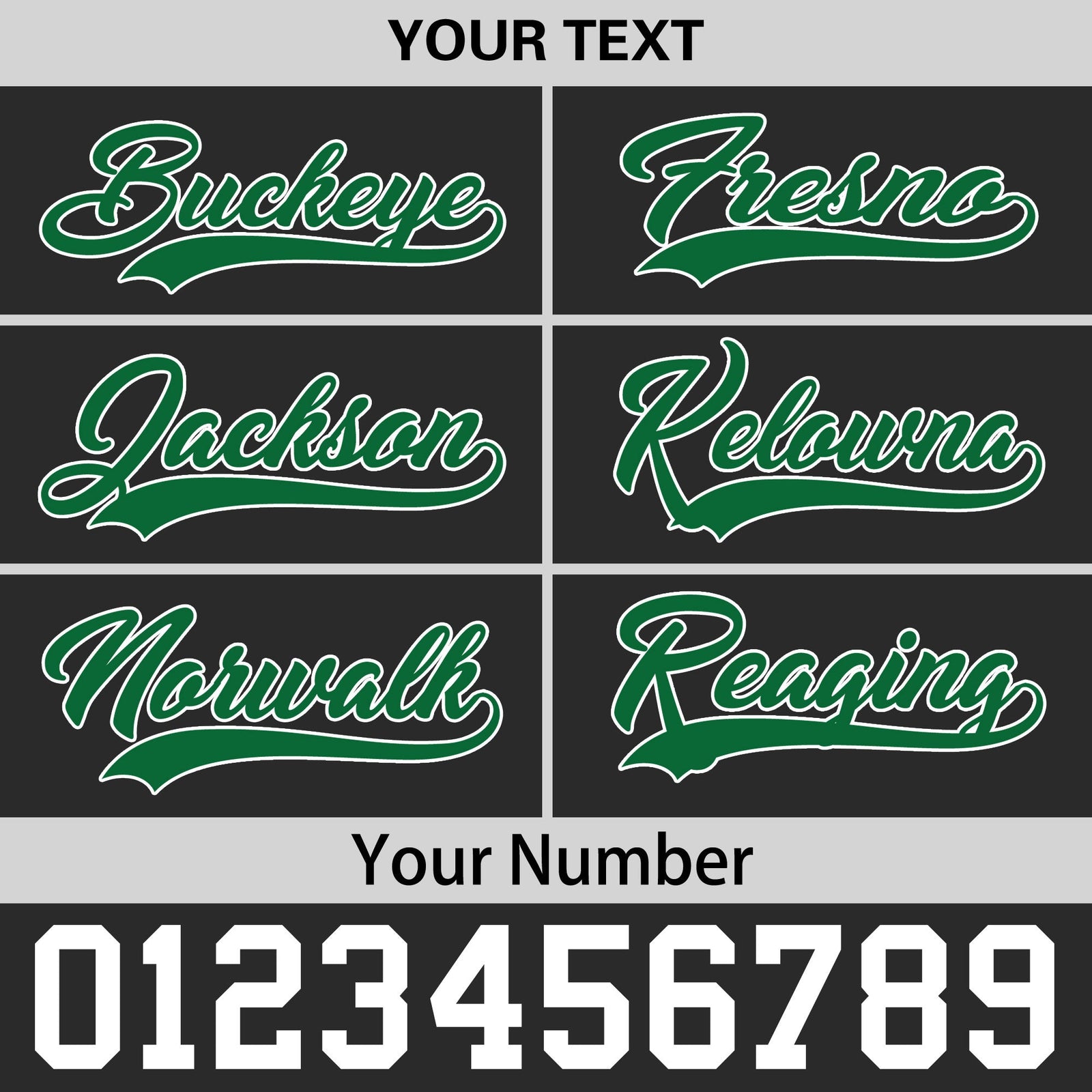 Custom Black Kelly Green 3D Puff Embroidery Flat Embroidery Casual Sport Baseball Cap