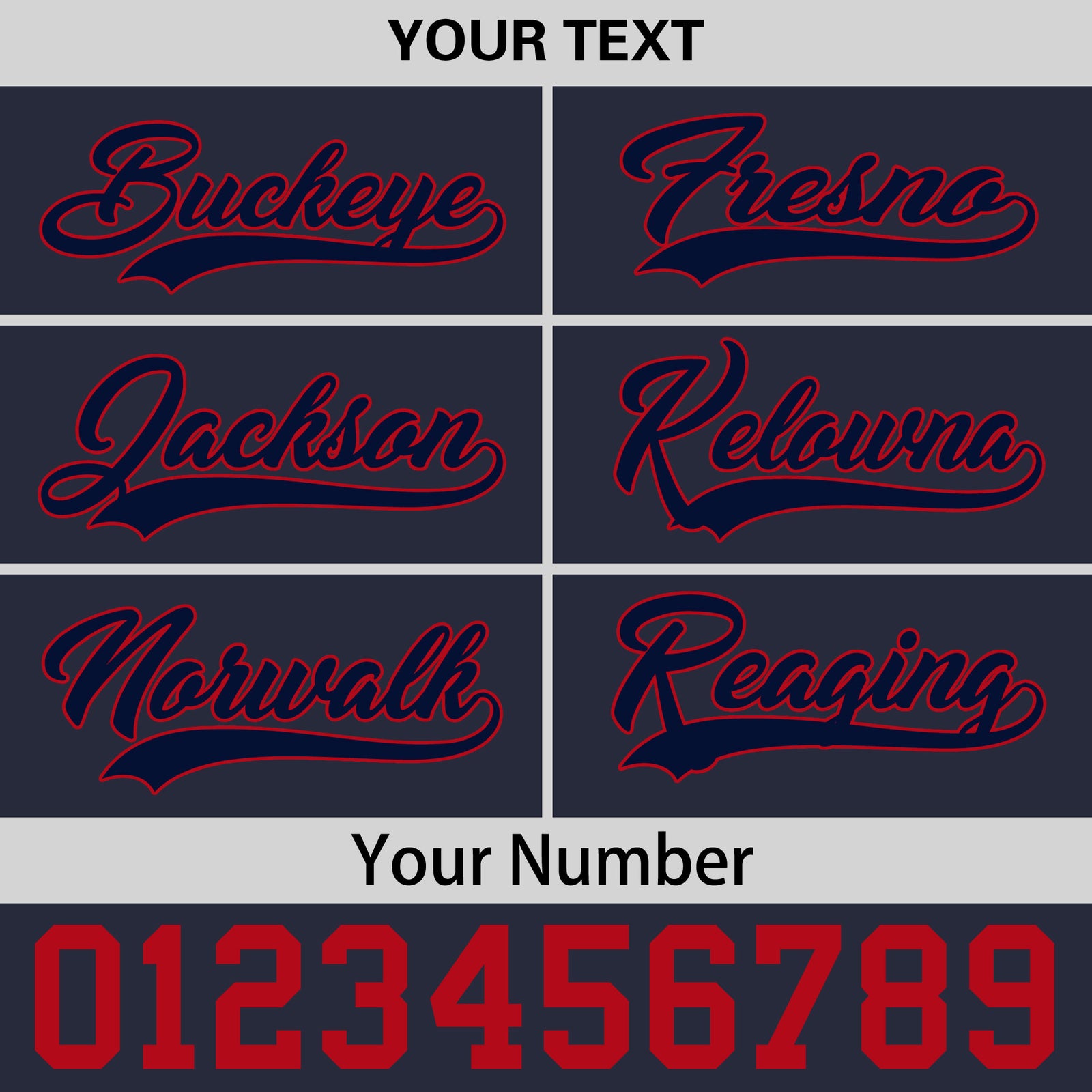 Custom Navy Red 3D Puff Embroidery Flat Embroidery Casual Sport Baseball Cap
