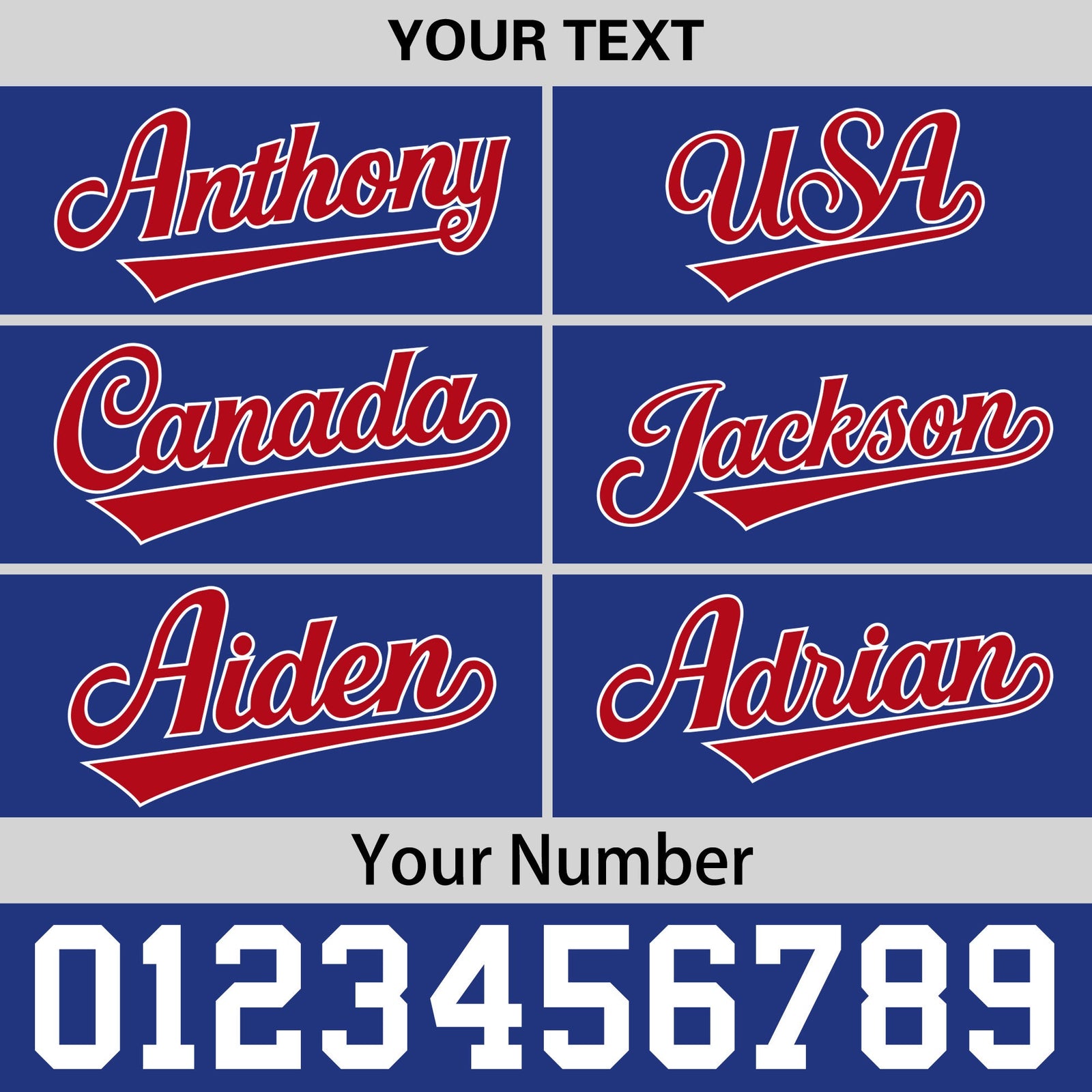 Custom Royal Blue Red 3D Puff Embroidery Flat Embroidery Casual Sport Baseball Cap