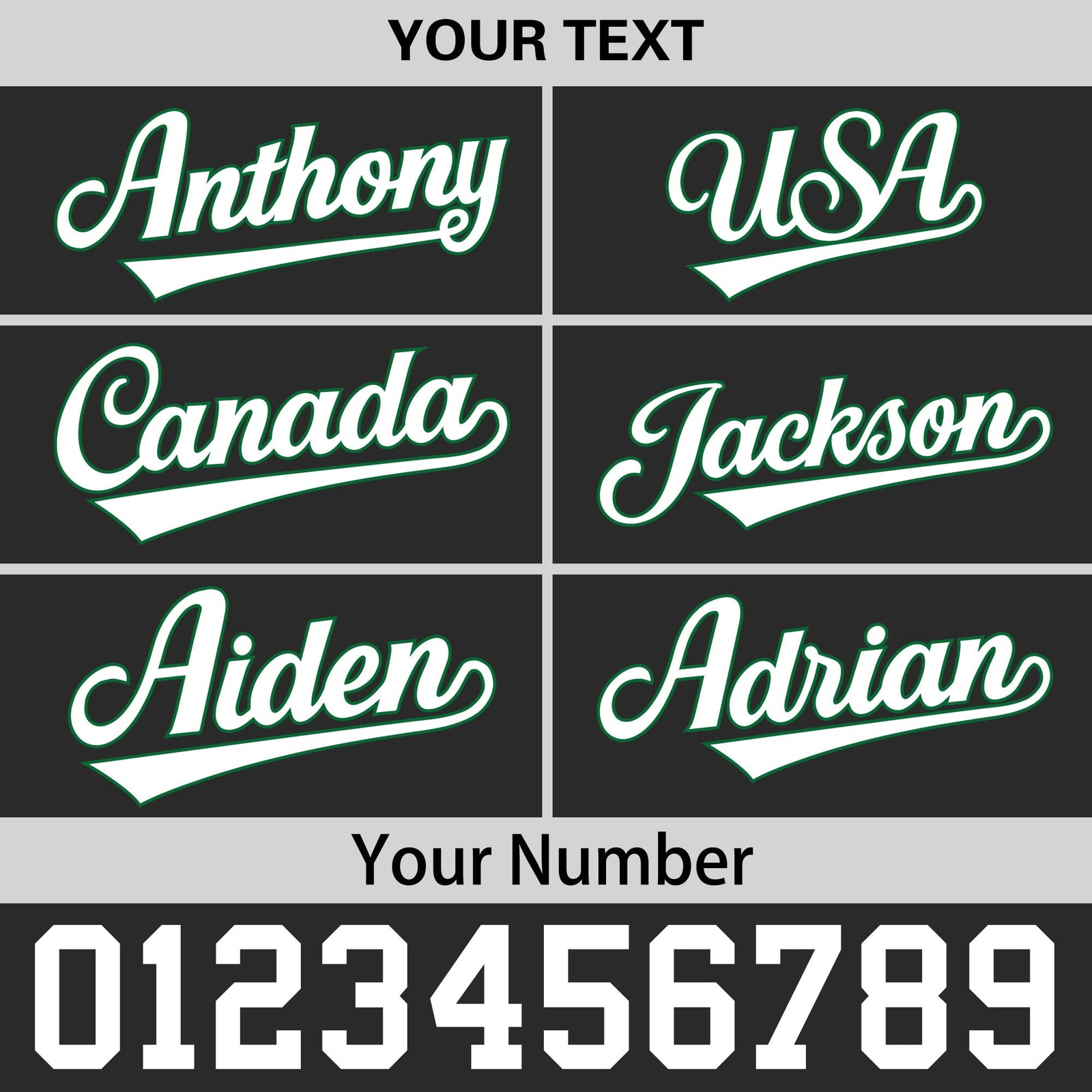 Custom Black Kelly Green 3D Puff Embroidery Flat Embroidery Casual Sport Baseball Cap