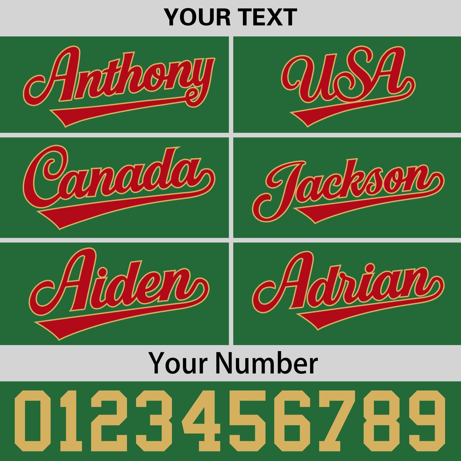 Custom Kelly Green Red 3D Puff Embroidery Flat Embroidery Casual Sport Baseball Cap