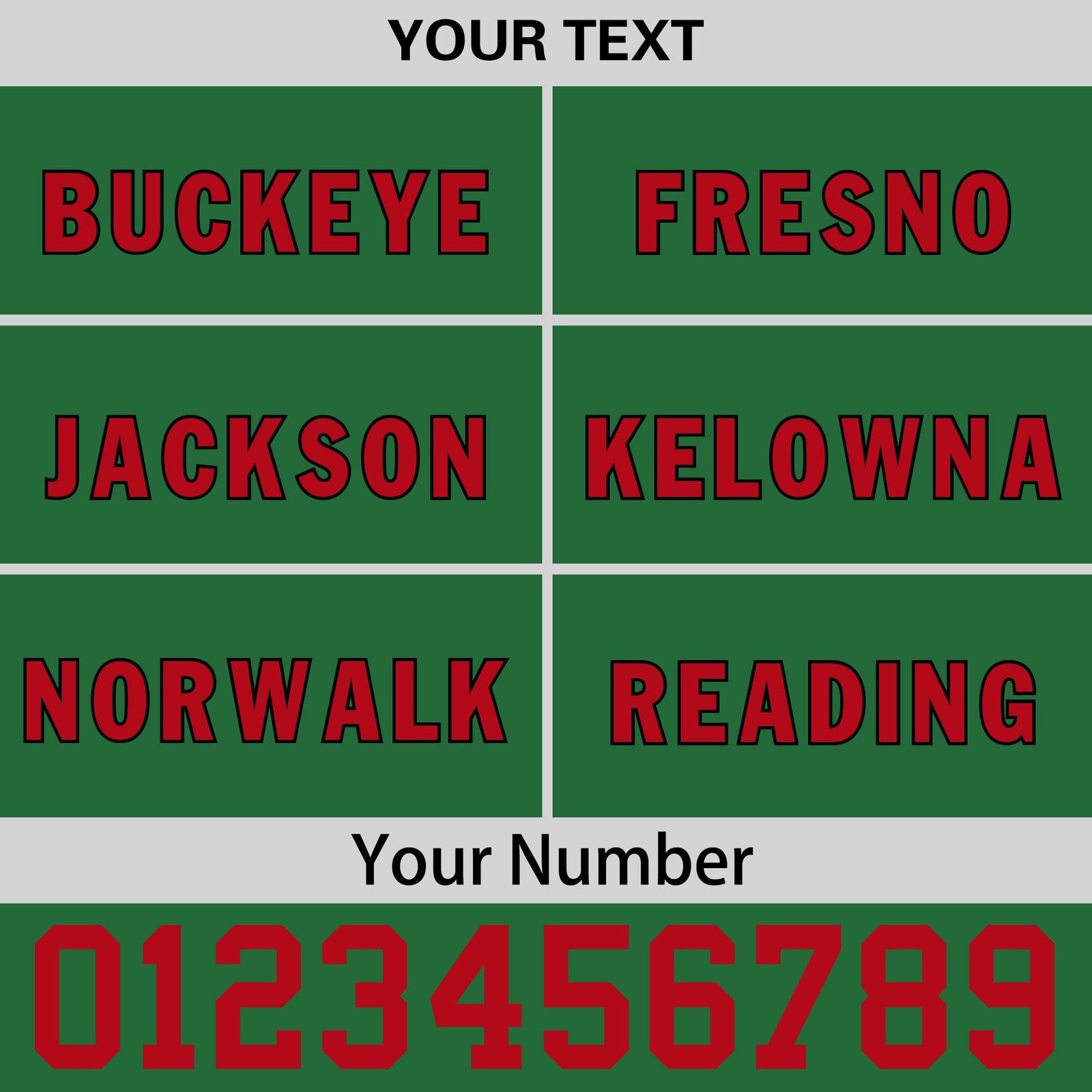 Custom Kelly Green Red 3D Puff Embroidery Flat Embroidery Casual Sport Baseball Cap