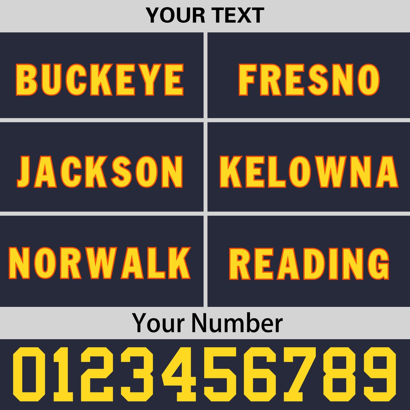 Custom Navy Orange 3D Puff Embroidery Flat Embroidery Casual Sport Baseball Cap