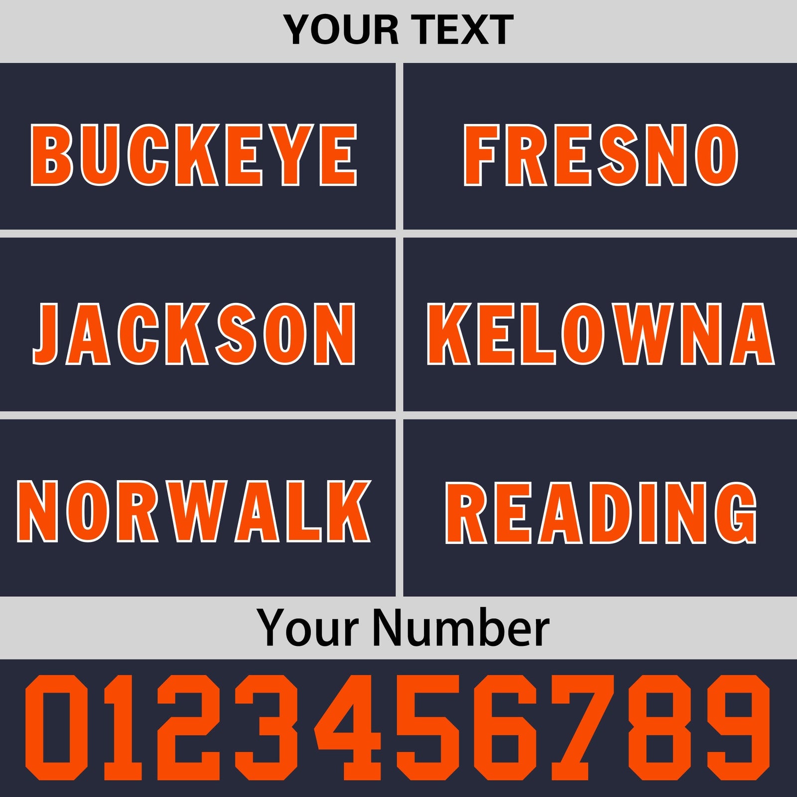 Custom Navy Orange 3D Puff Embroidery Flat Embroidery Casual Sport Baseball Cap