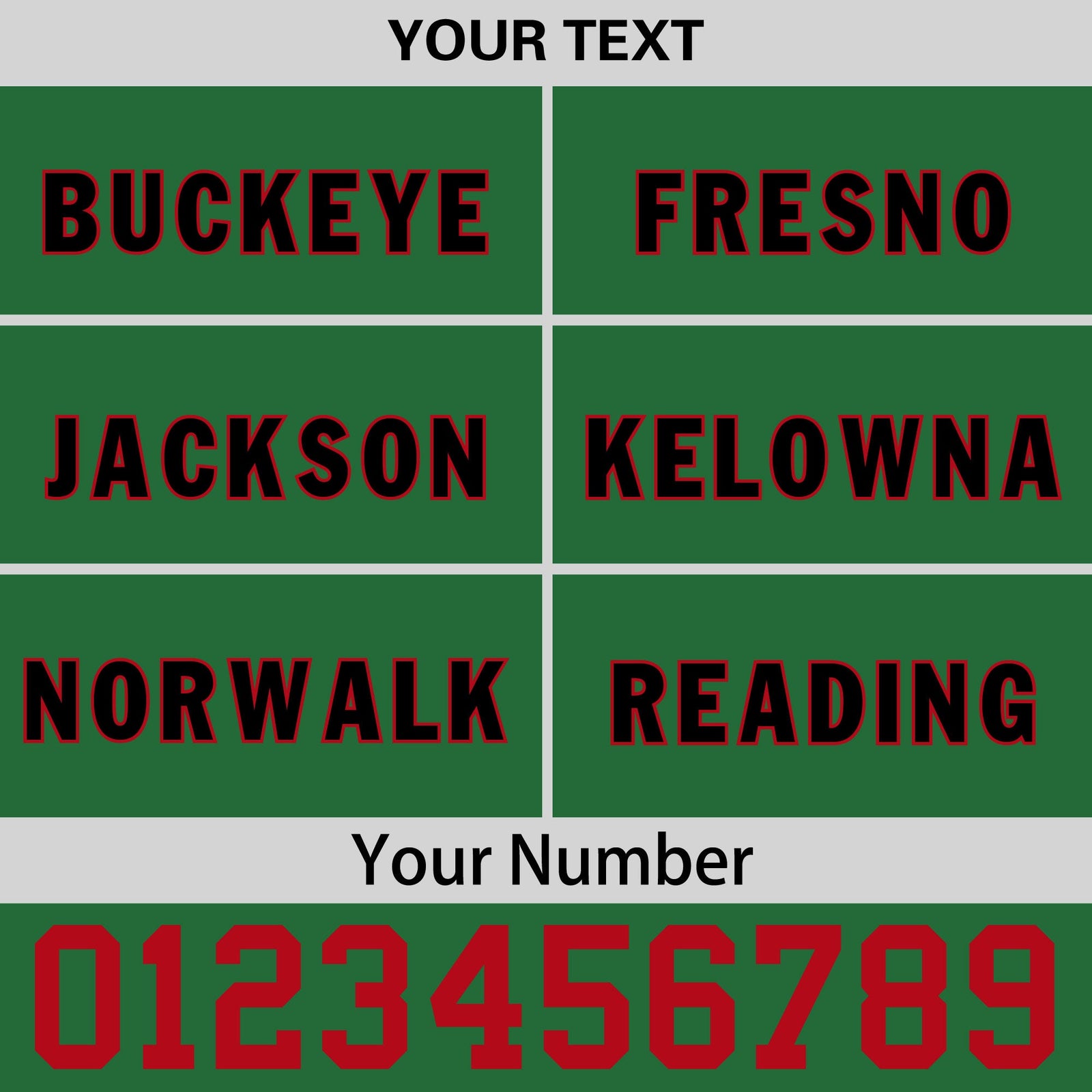 Custom Kelly Green Red 3D Puff Embroidery Flat Embroidery Casual Sport Baseball Cap