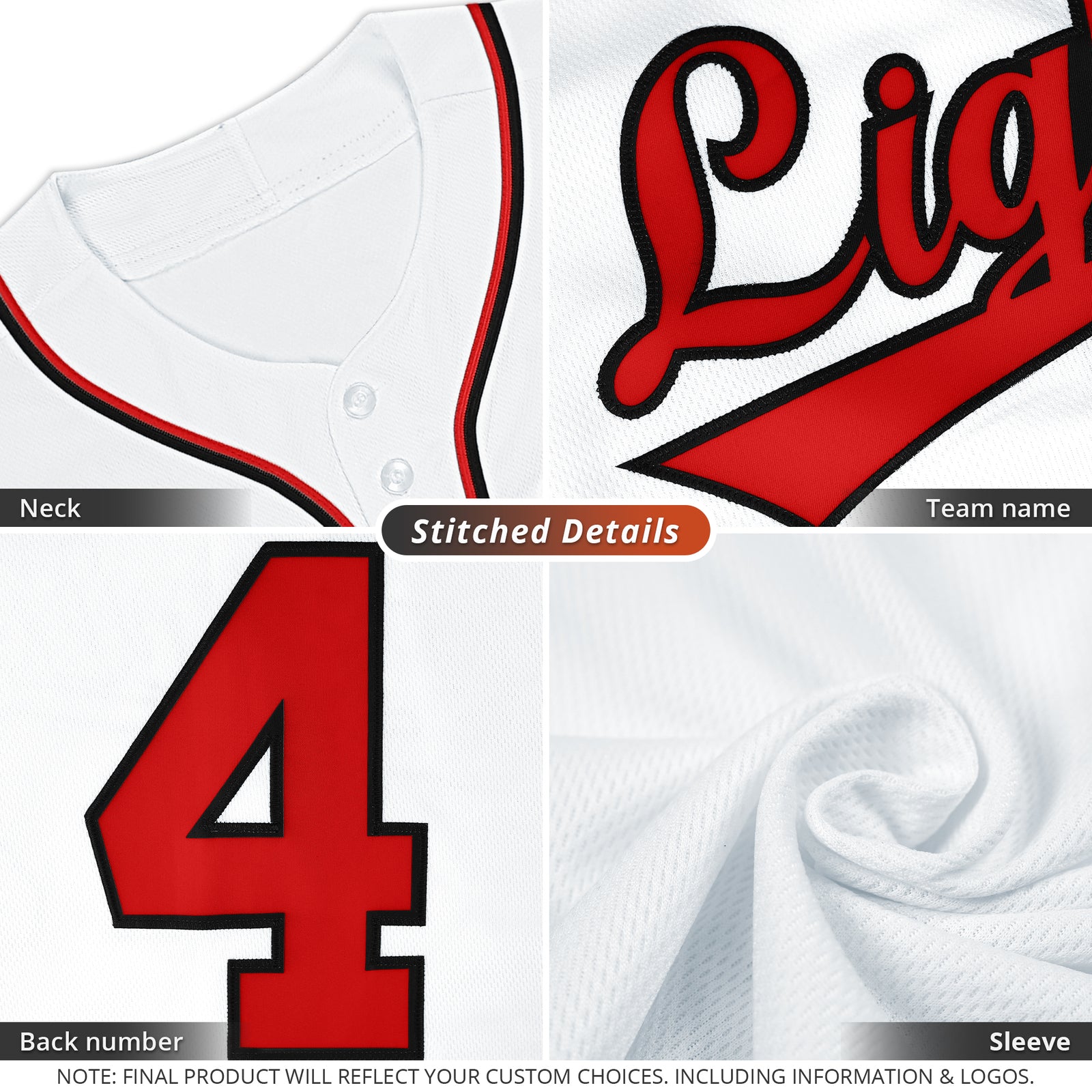 Custom Baseball Jersey Stitched Personalized Baseball Sports Uniform For Men Women Boy