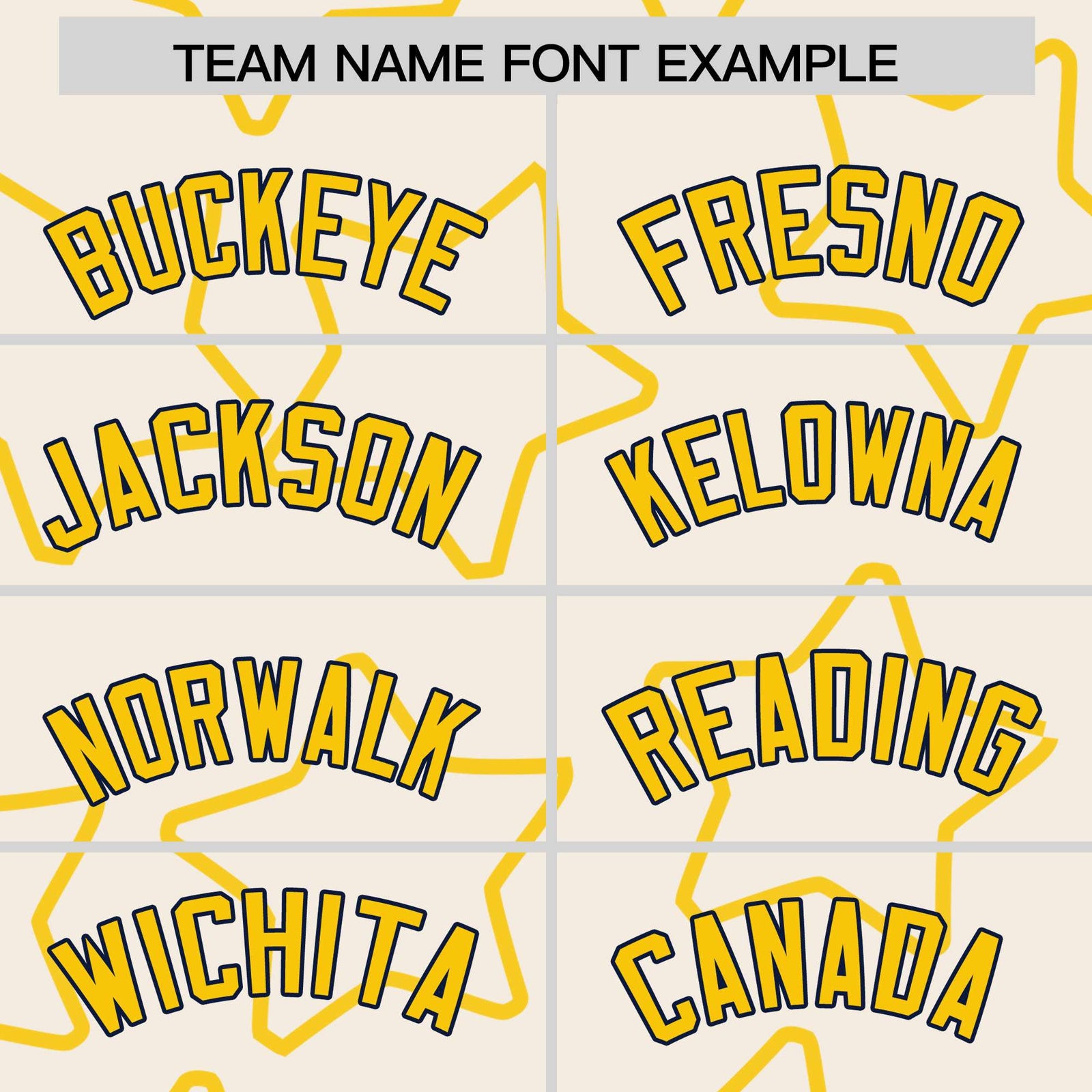 Custom Cream Gold Varsity Full-Snap Star Pattern Letterman Baseball Jacket