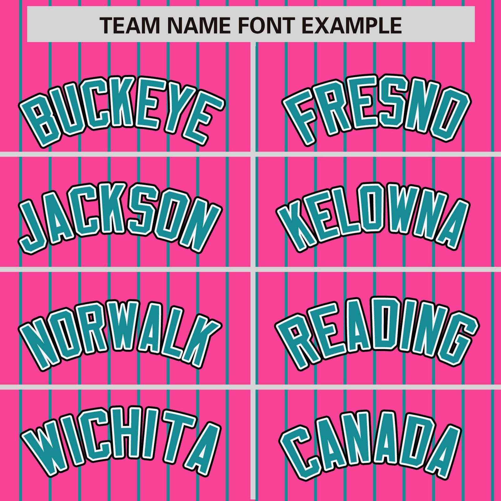 Custom Pink Aqua Raglan Sleeves Varsity Full-Snap Pinstripe Letterman Baseball Jacket