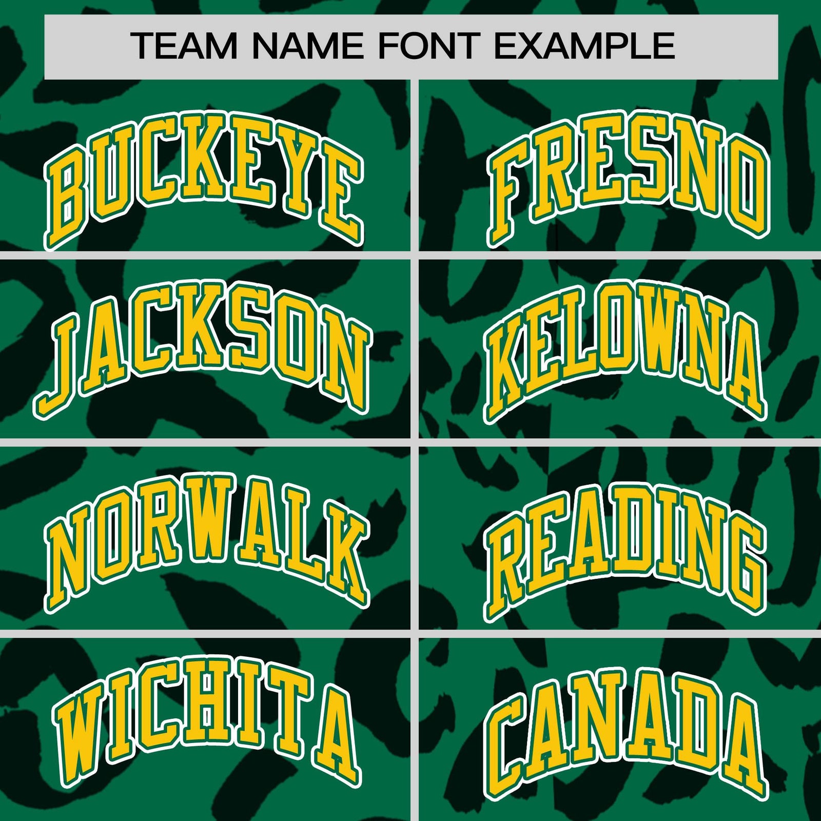 Custom Kelly Green Black Varsity Full-Snap Leopard Print Graffiti Pattern Letterman Baseball Jacket