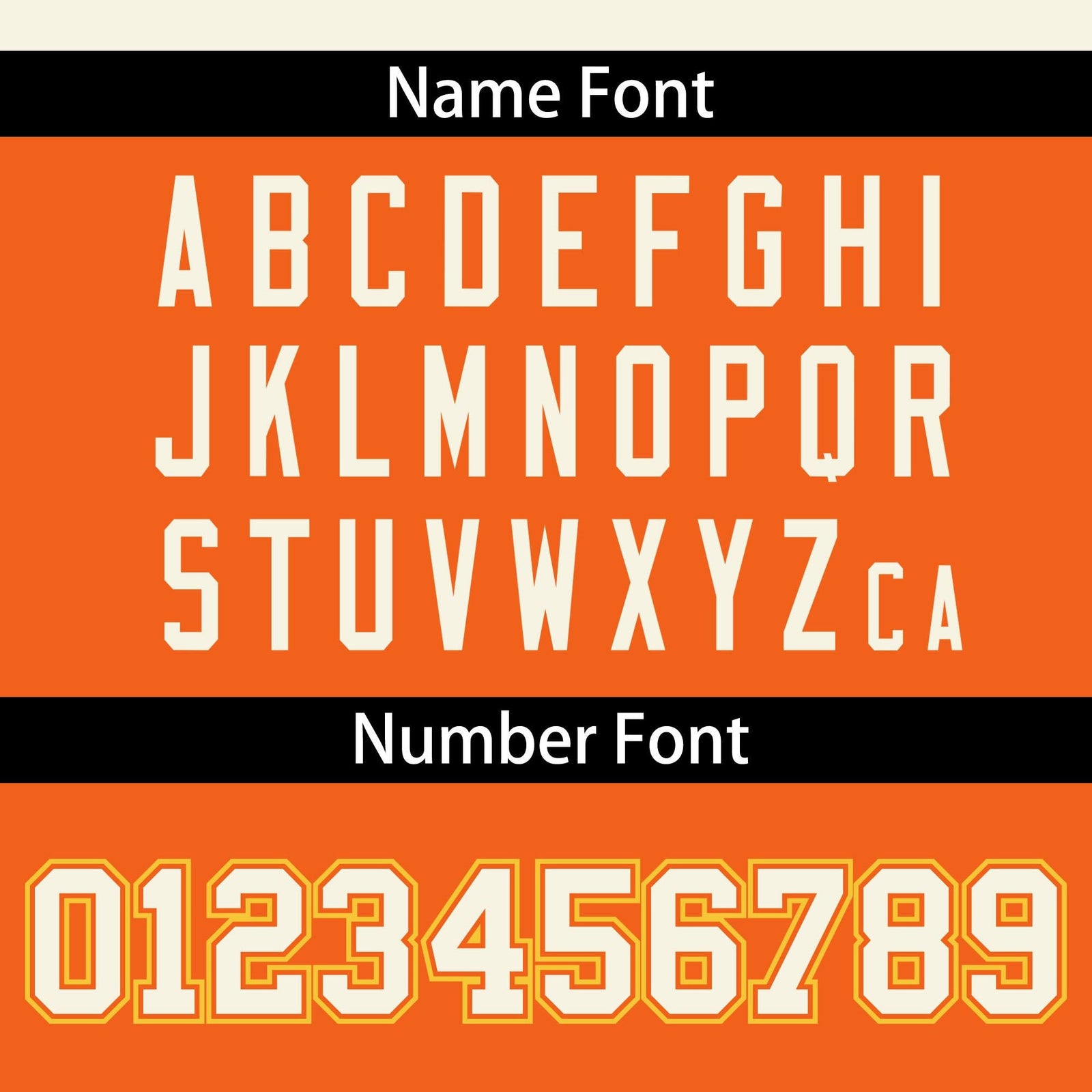 Custom Cream Orange Varsity Full-Snap Color Block Letterman Jacket