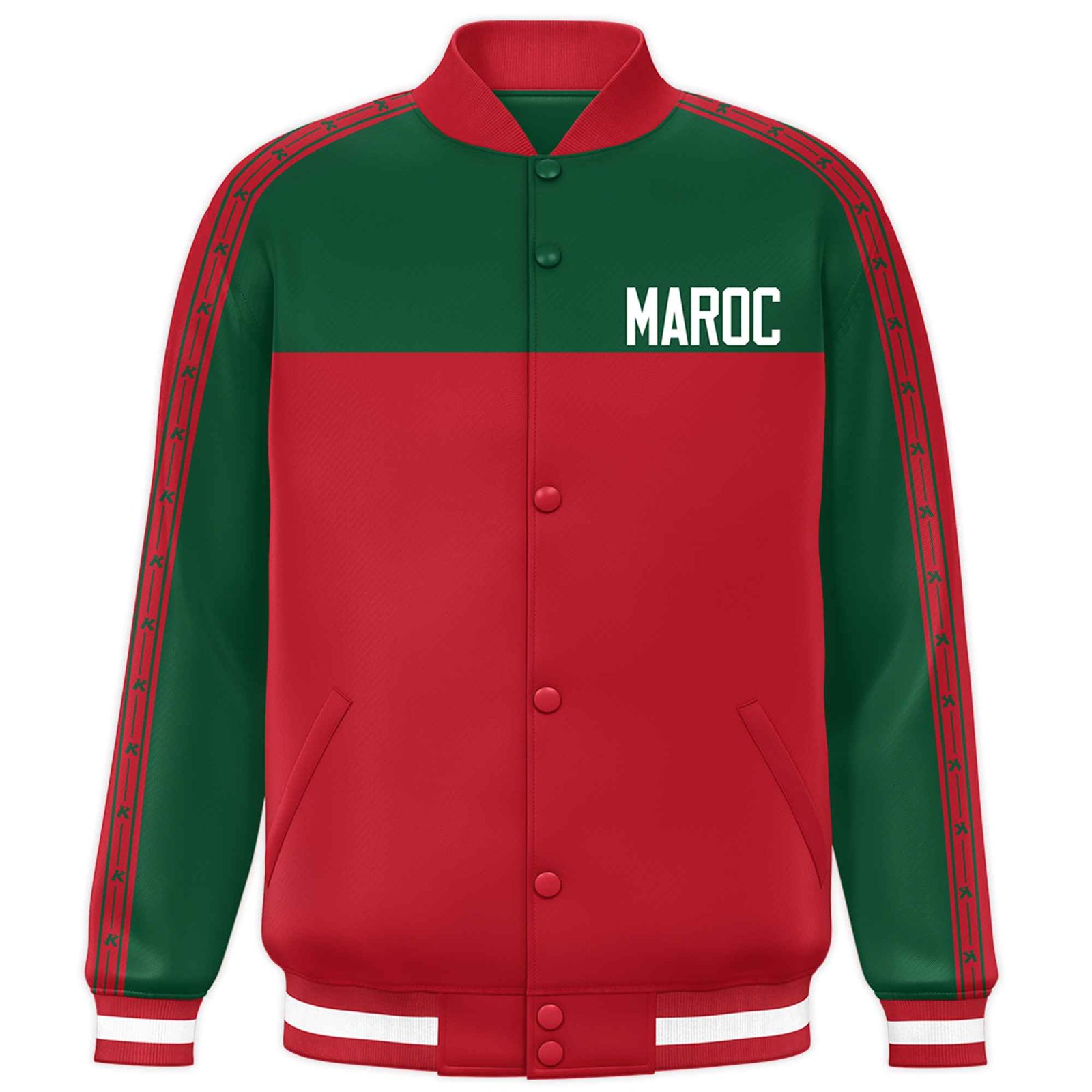 Custom Green Red Jacket