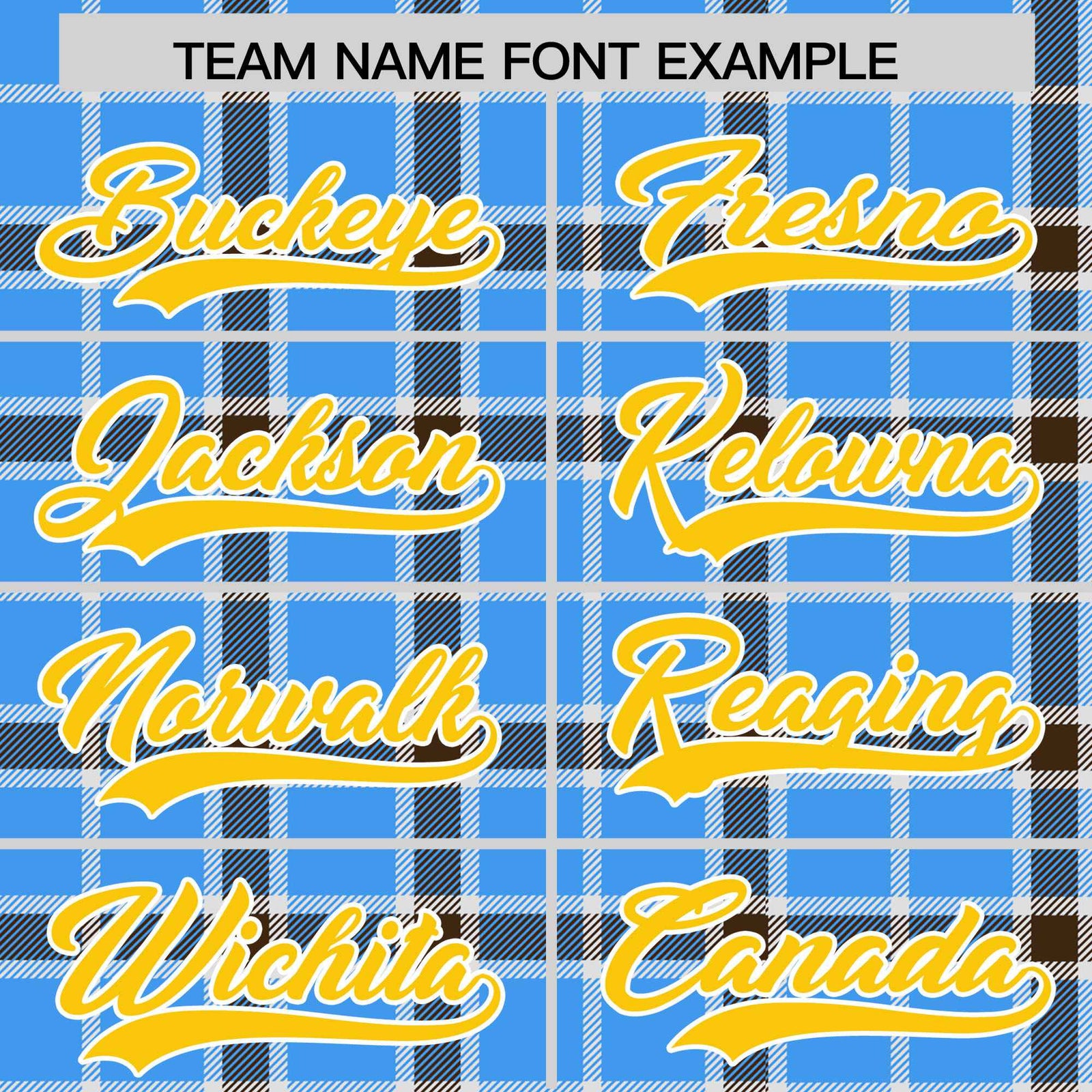 Custom Powder Blue Varsity Full-Snap Plaid Pattern Letterman Baseball Jacket