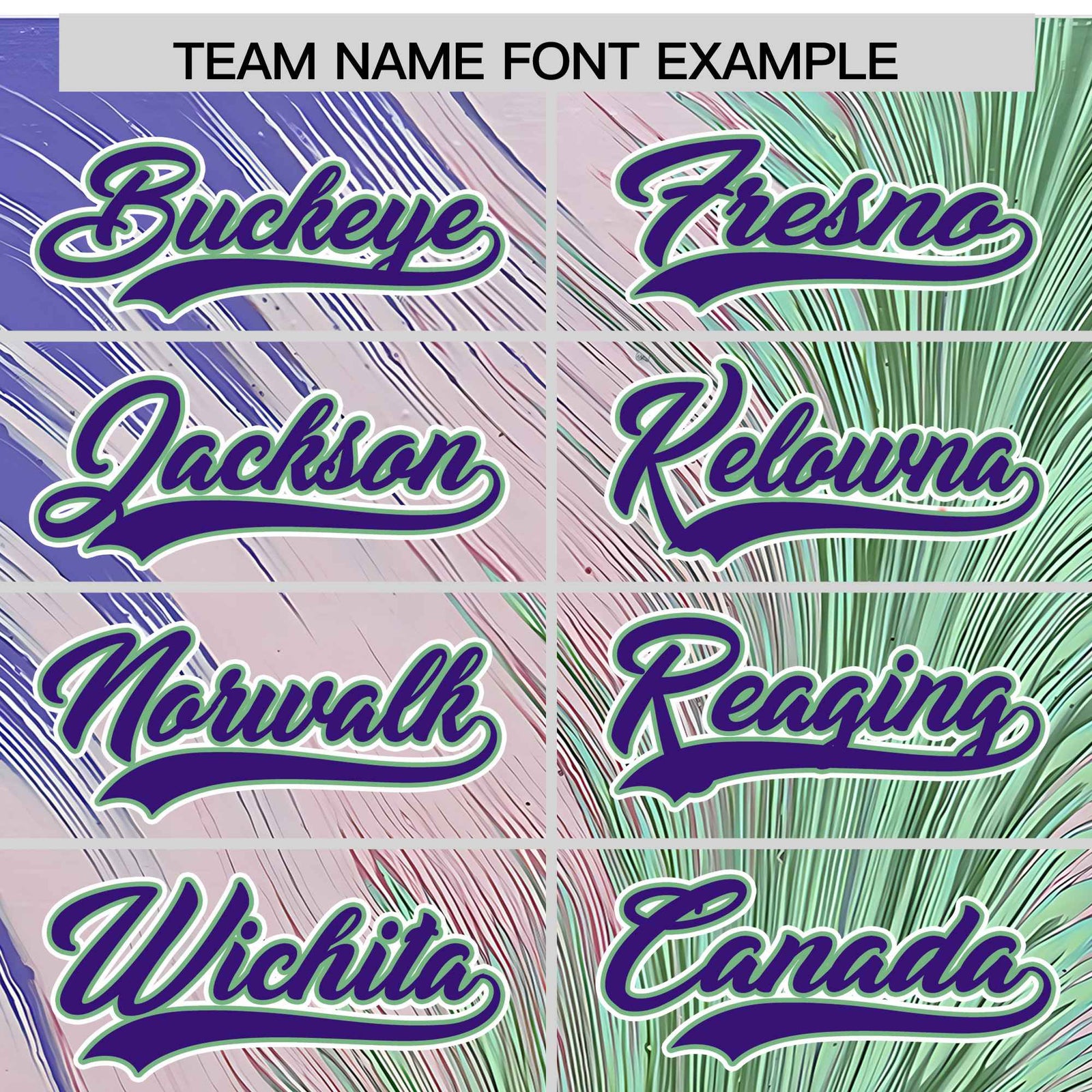 Custom Purple Varsity Full-Snap Feather Fluid Pattern Letterman Baseball Jacket
