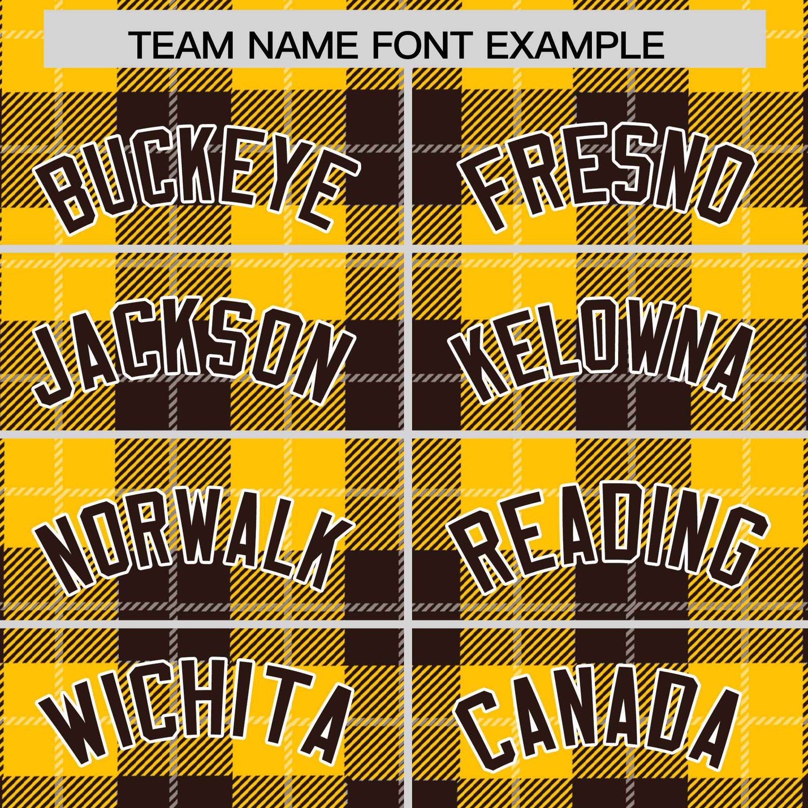 Custom Brown Gold-White Varsity Full-Snap Plaid Pattern Letterman Baseball Jacket