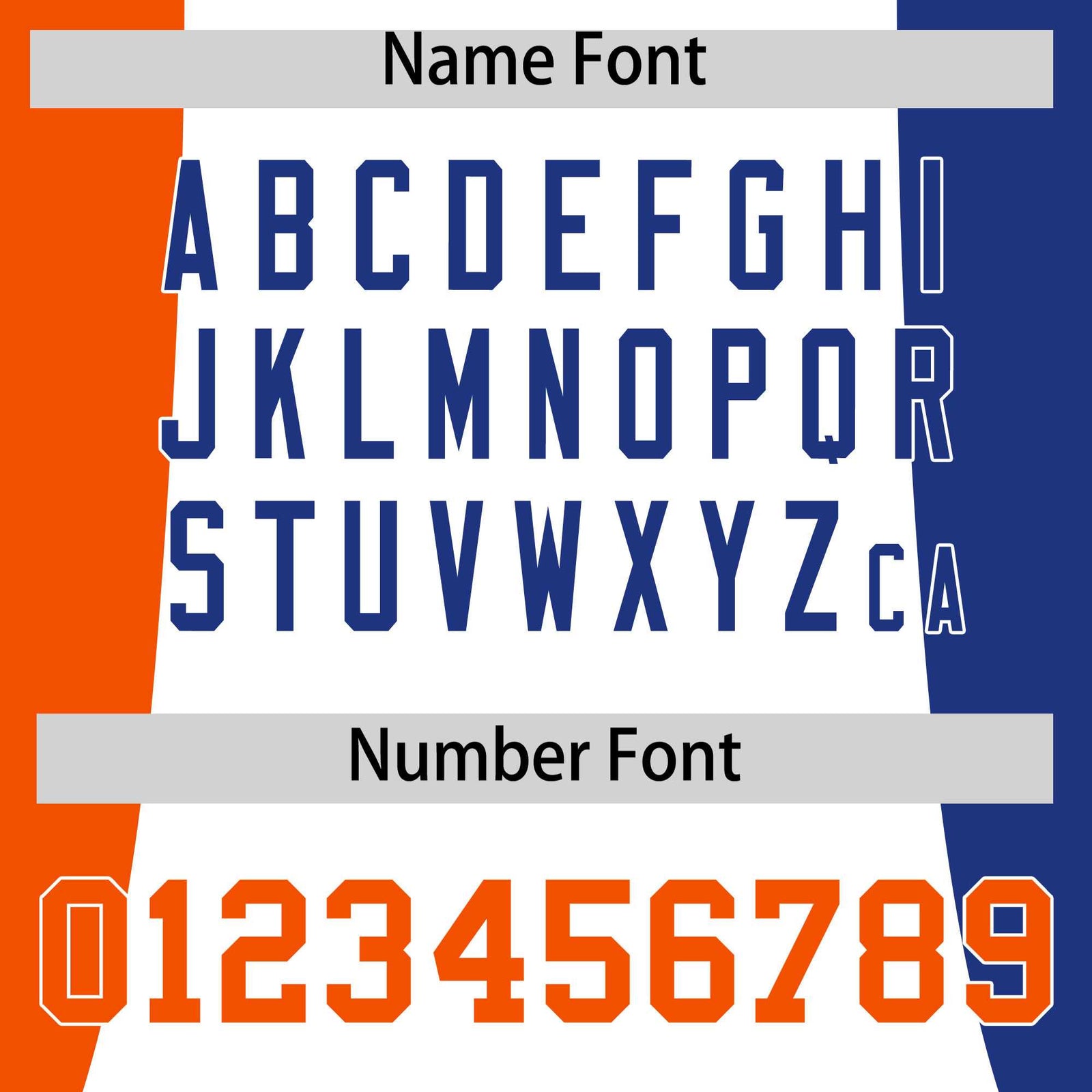 Custom Navy Orange Royal Blue Personalization Varsity Full-Snap Three Color Blocks Letterman Jacket| KXKSHOP