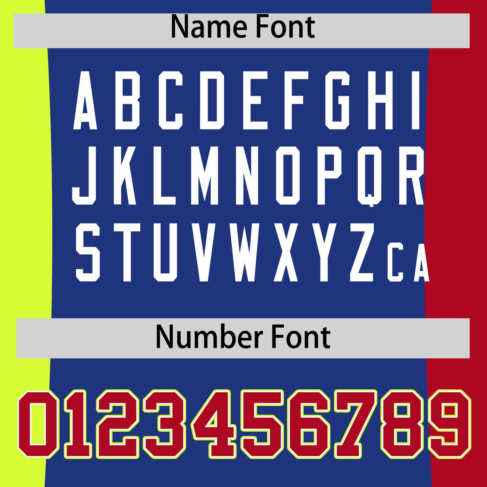 Custom Royal Blue Fluorescent Green Red Personalization Varsity Full-Snap Three Color Blocks Letterman Jacket| KXKSHOP