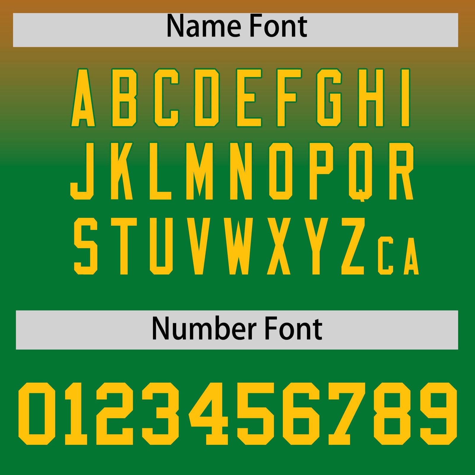 Custom Kelly Green Orange Full-Snap Varsity Personalization Gradient Fashion Letterman Jacket