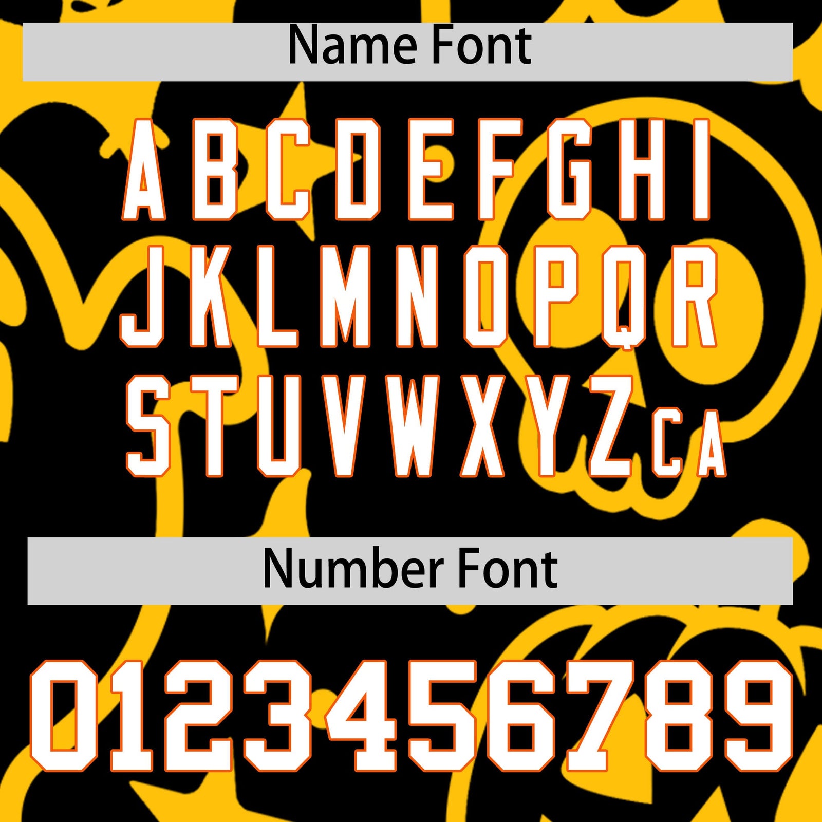 Custom Gold Black White Bats Pumpkins Ghost Patterns Halloween Letterman Jacket | Custom Letterman Jacket,Add Name and Numbern,Sublimation Printed & Stitched,Perfect for Parties | KXKSHOP