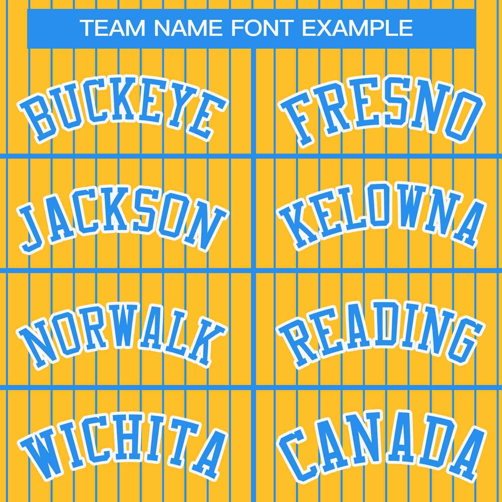 Custom Gold Powder Blue-White Stripe Fashion Bomber Varsity Jacket with Raglan Sleeves