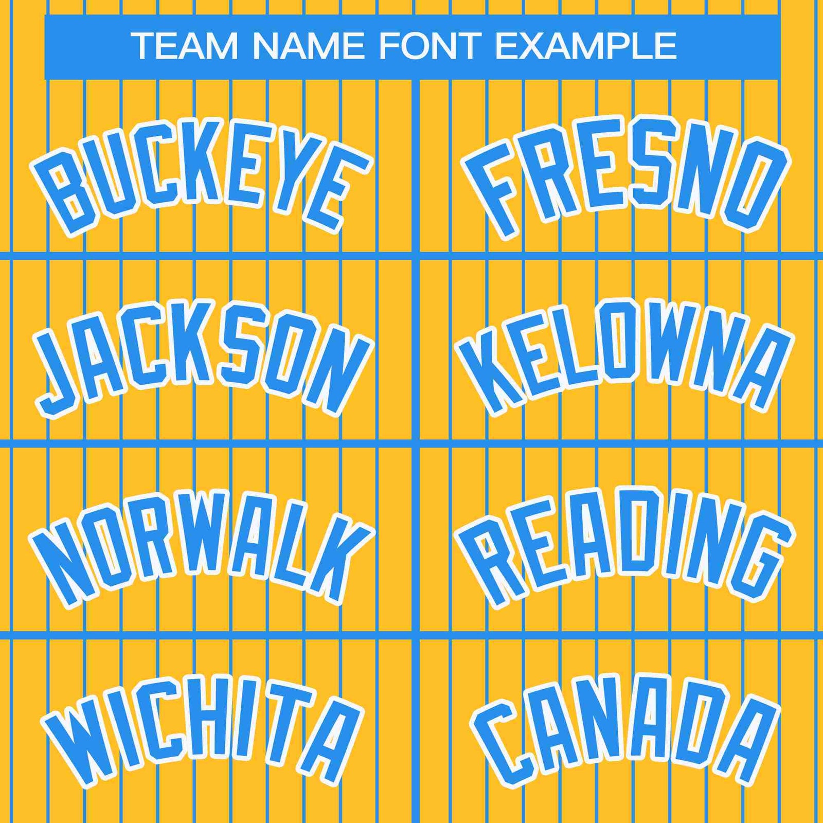 Custom Gold Powder Blue-White Stripe Fashion Bomber Varsity Jacket with Raglan Sleeves