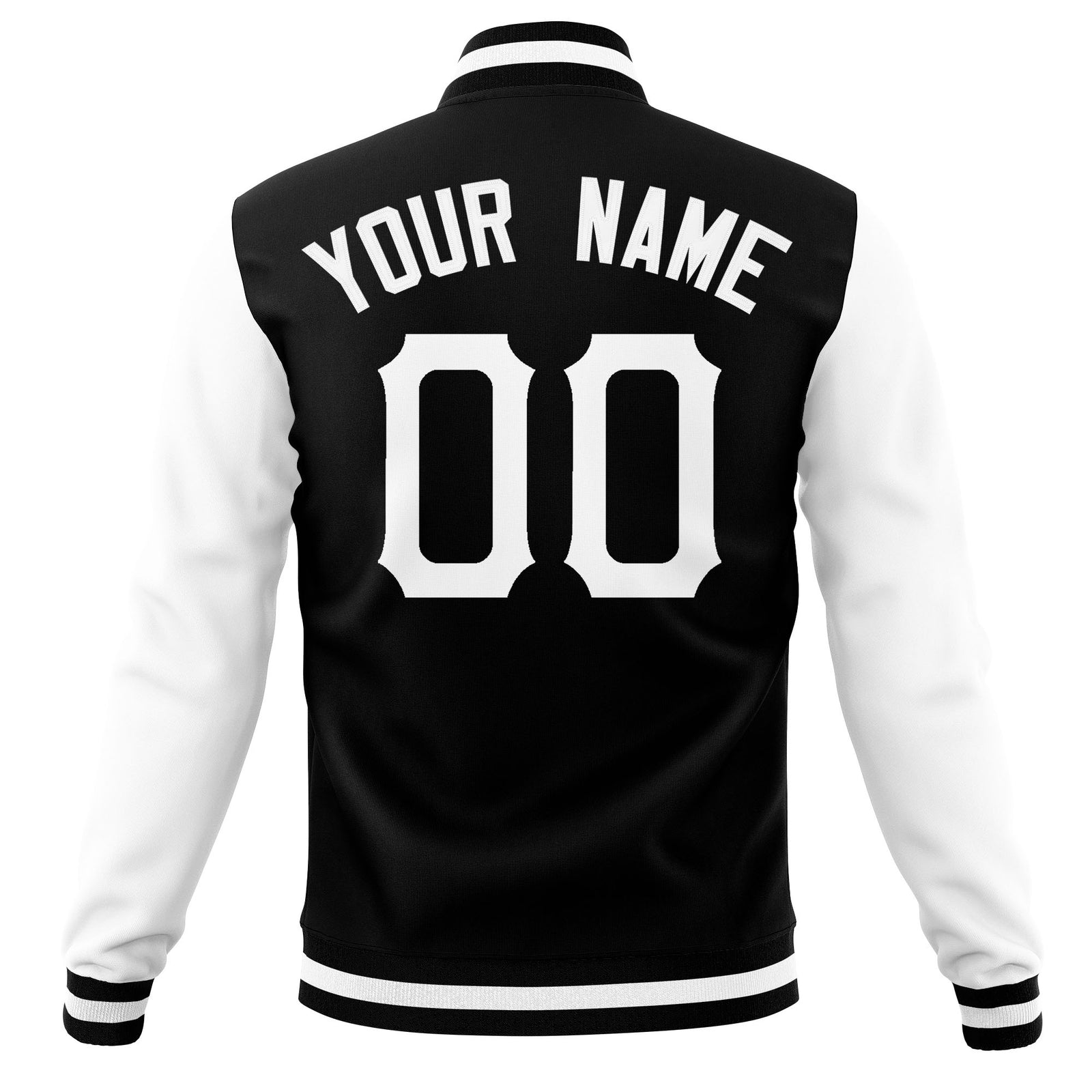 Custom Cotton Blend Baseball Jackets Varsity Letterman Full-Snap Coats for Adults