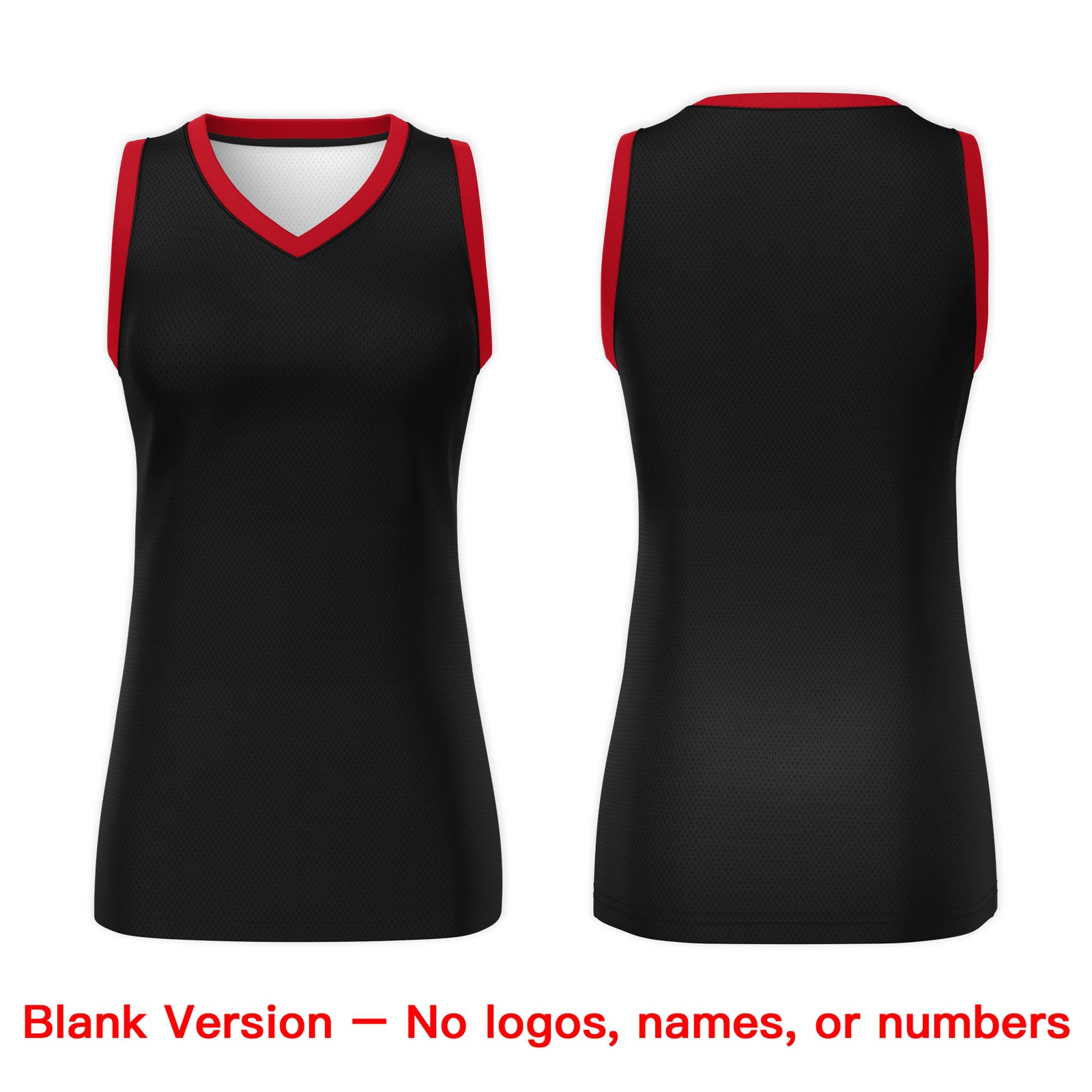 Custom Black Red Women Basketball Jersey Sequined Dress