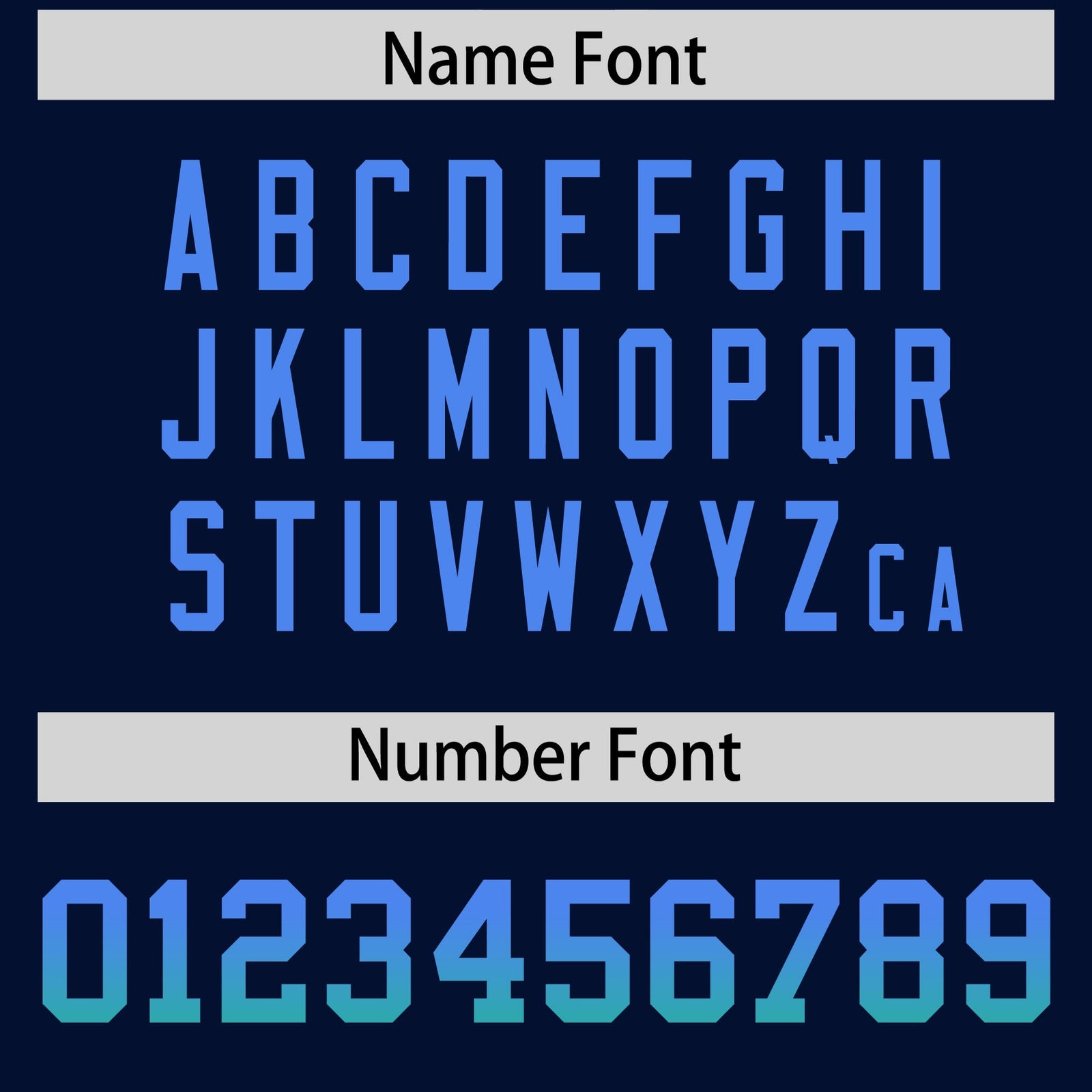 Custom Navy Powder Blue and Bright Green Sides Gradient Fashion Personalized Team Football Jersey