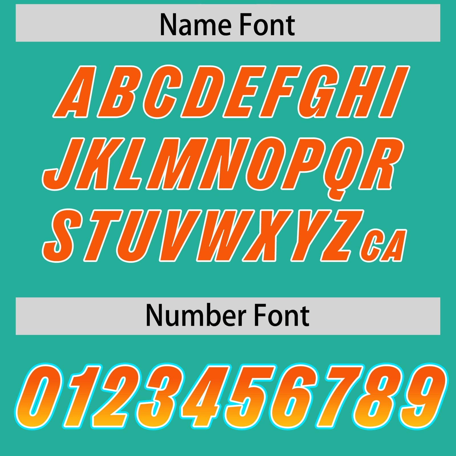 Custom Bright Green Orange and Gold Sides Gradient Fashion Personalized Team Football Jersey