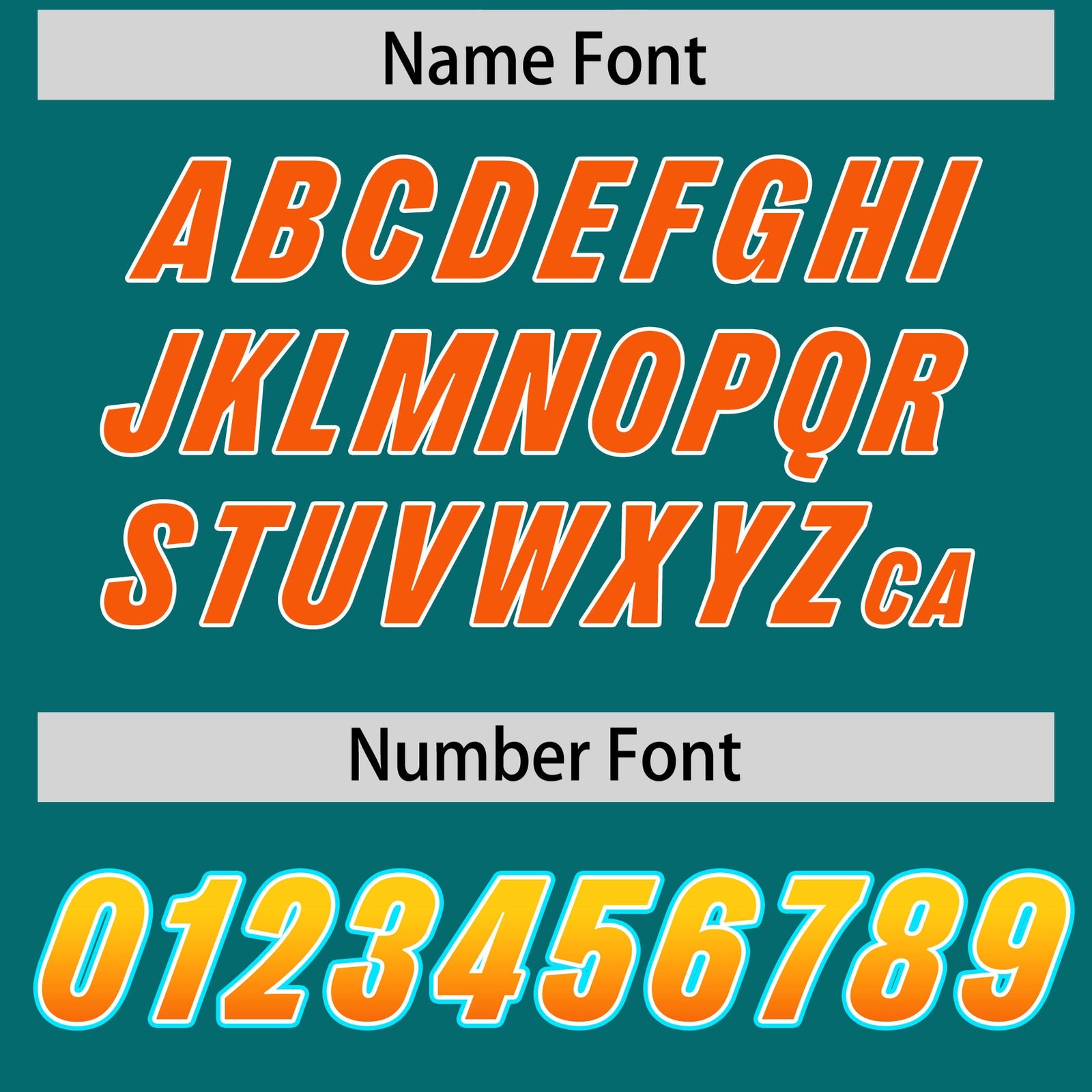 Custom Aqua Gold Sides Gradient Fashion Personalized Team Football Jersey