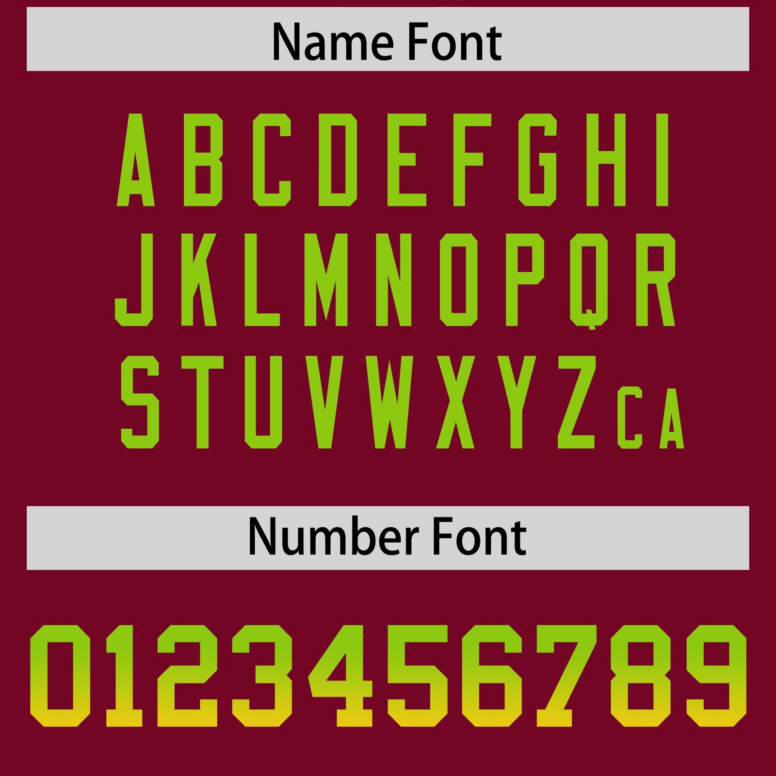 Custom Cardinal Neon Green and Gold Sides Gradient Fashion Personalized Team Football Jersey