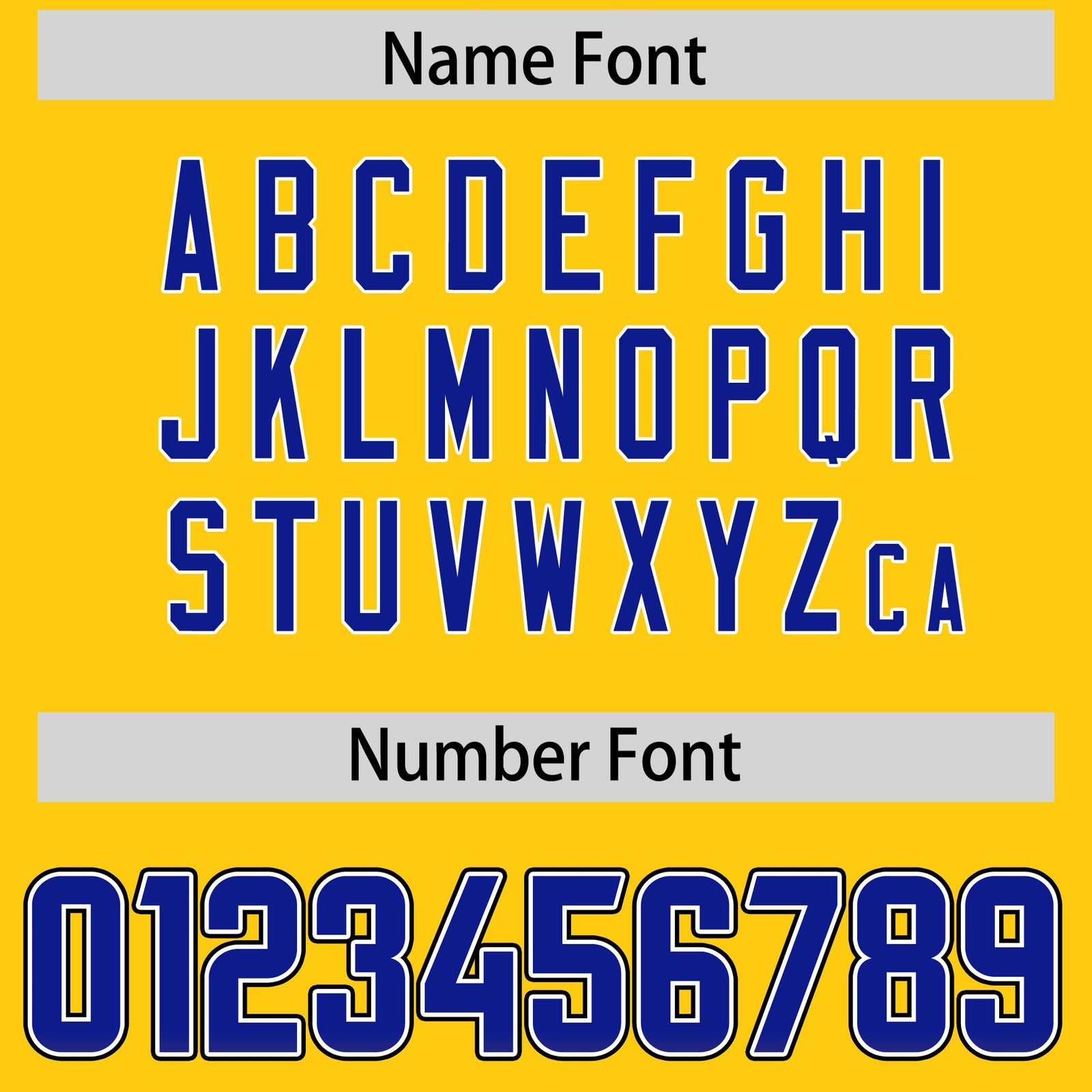 Custom Gold Royal and Red Sides Gradient Fashion Personalized Team Football Jersey
