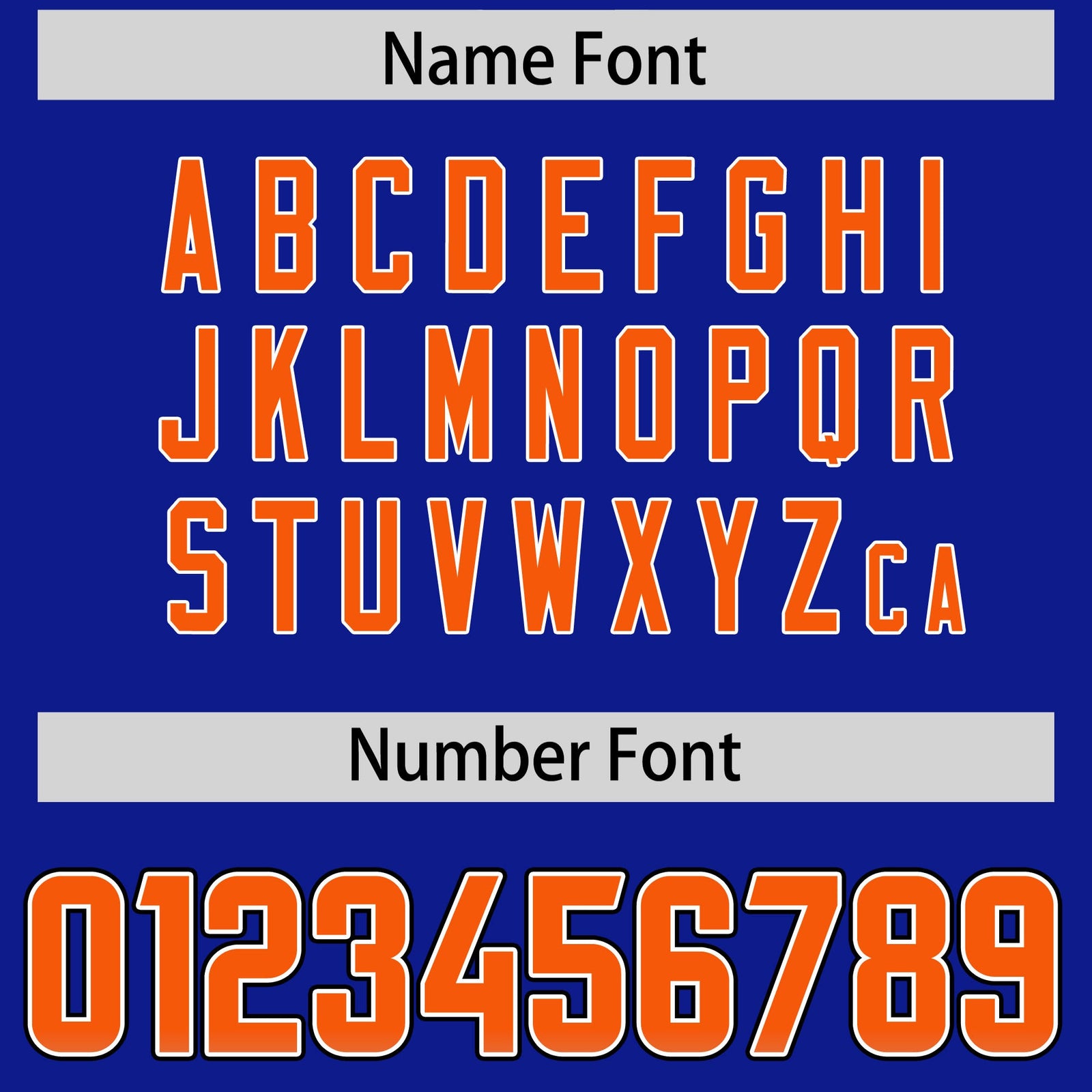 Custom Royal Orange and Bright Green Sides Gradient Fashion Personalized Team Football Jersey