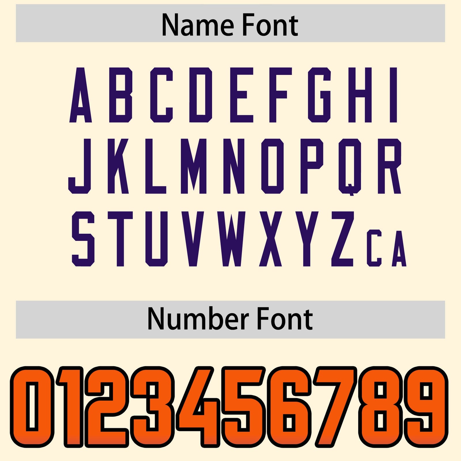 Custom Cream Orange and Purple Sides Gradient Fashion Personalized Team Football Jersey