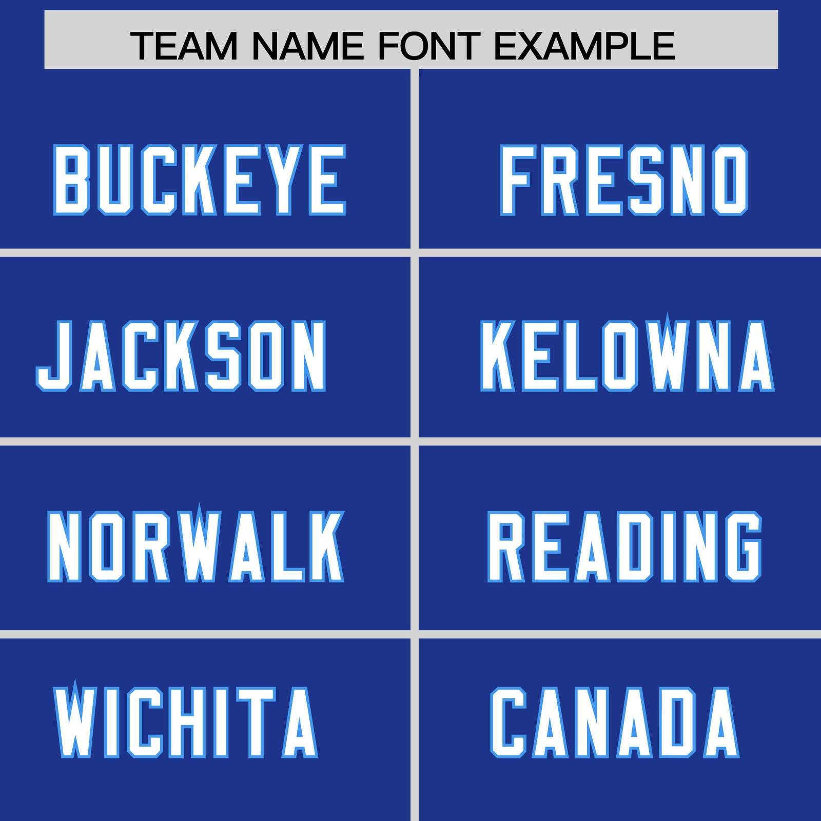 Custom Royal Classic Style American Football Jerseys