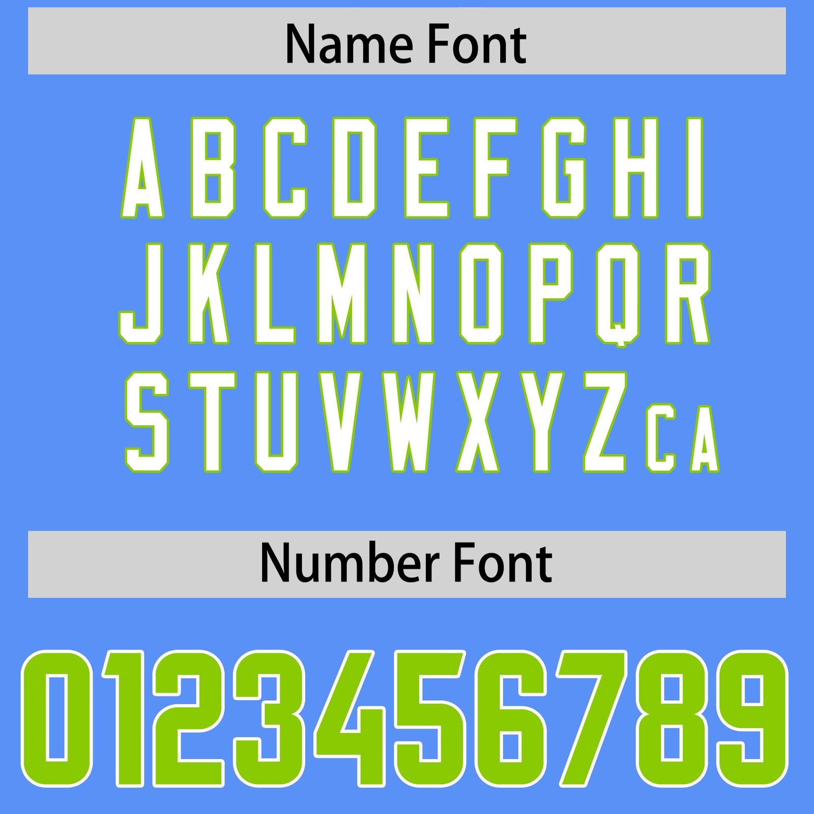 Custom Powder Blue Neon Green Personalized Star Pattern Raglan Sleeves Authentic Football Jersey