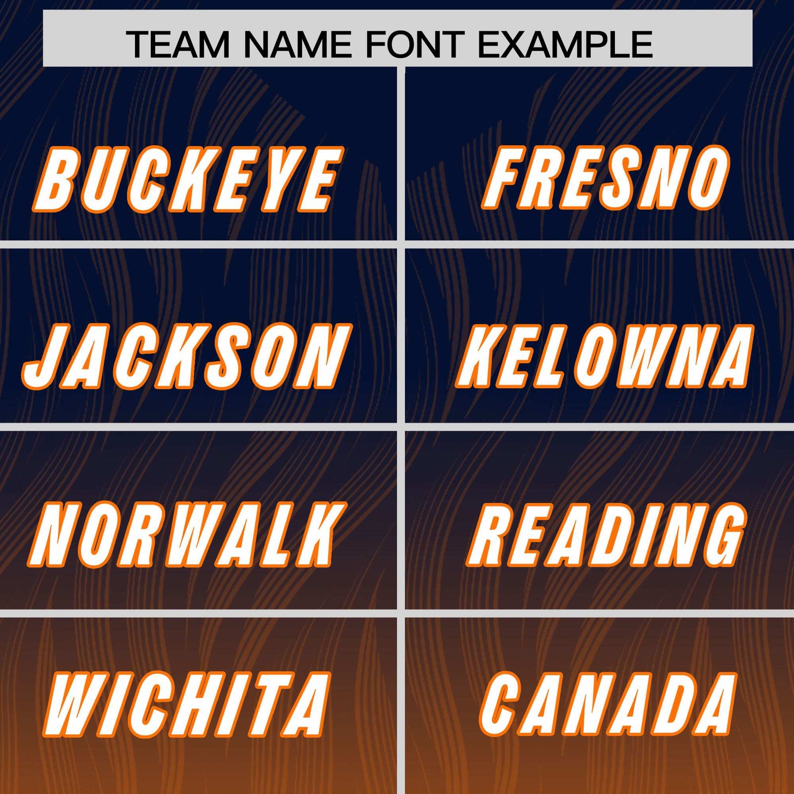 Custom Navy Orange Gradient Fashion Outdoor Authentic Football Jersey