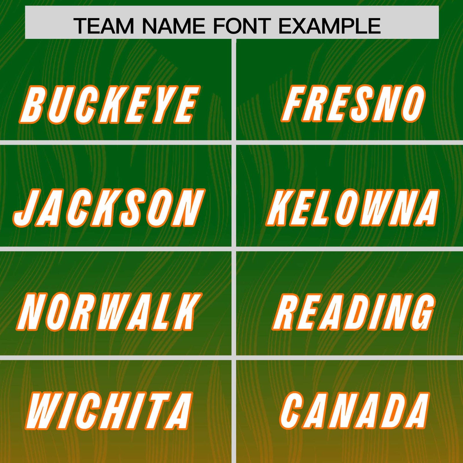 Custom Kelly Green Orange Gradient Fashion Outdoor Authentic Football Jersey