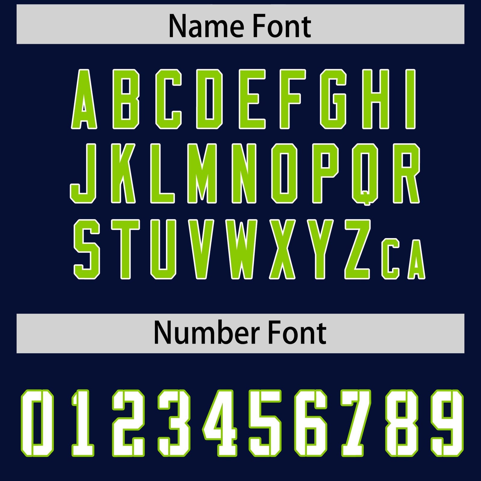 Custom Navy Neon Green Side Stripe Pattern Authentic Football Jersey