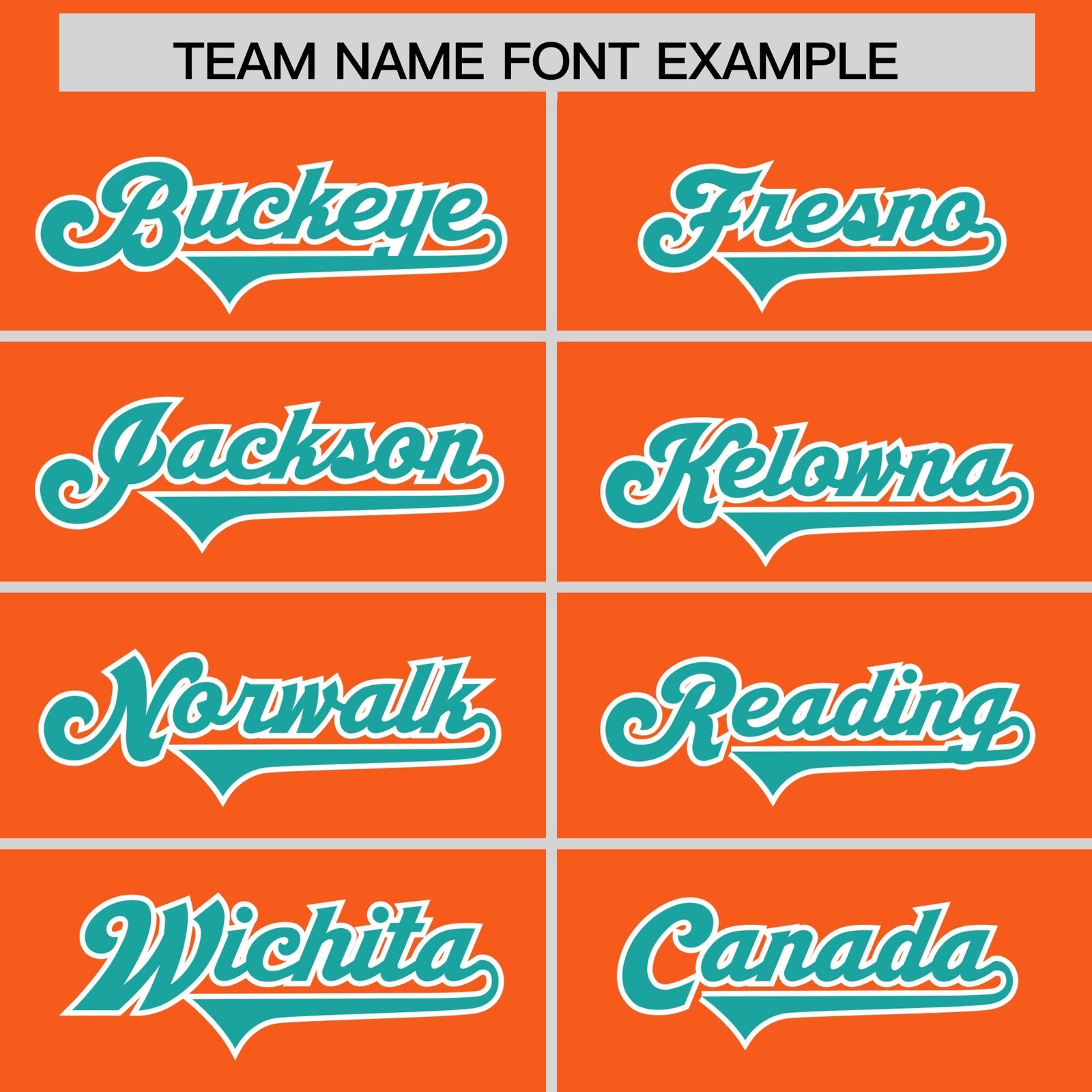 Custom Orange Aqua Side Stripe Pattern Authentic Football Jersey