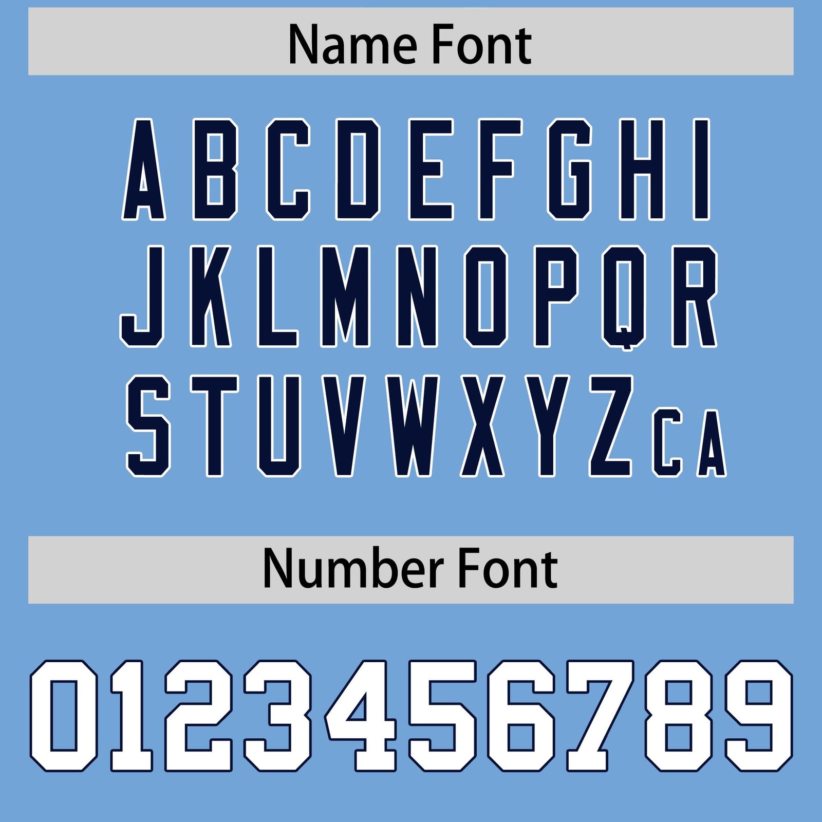 Custom Powder Blue Navy Side Stripe Pattern Authentic Football Jersey