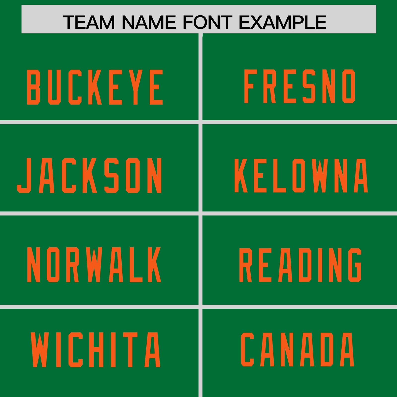 Custom Kelly Green Orange Personalized Neckline Square Classic Authentic Football Jersey